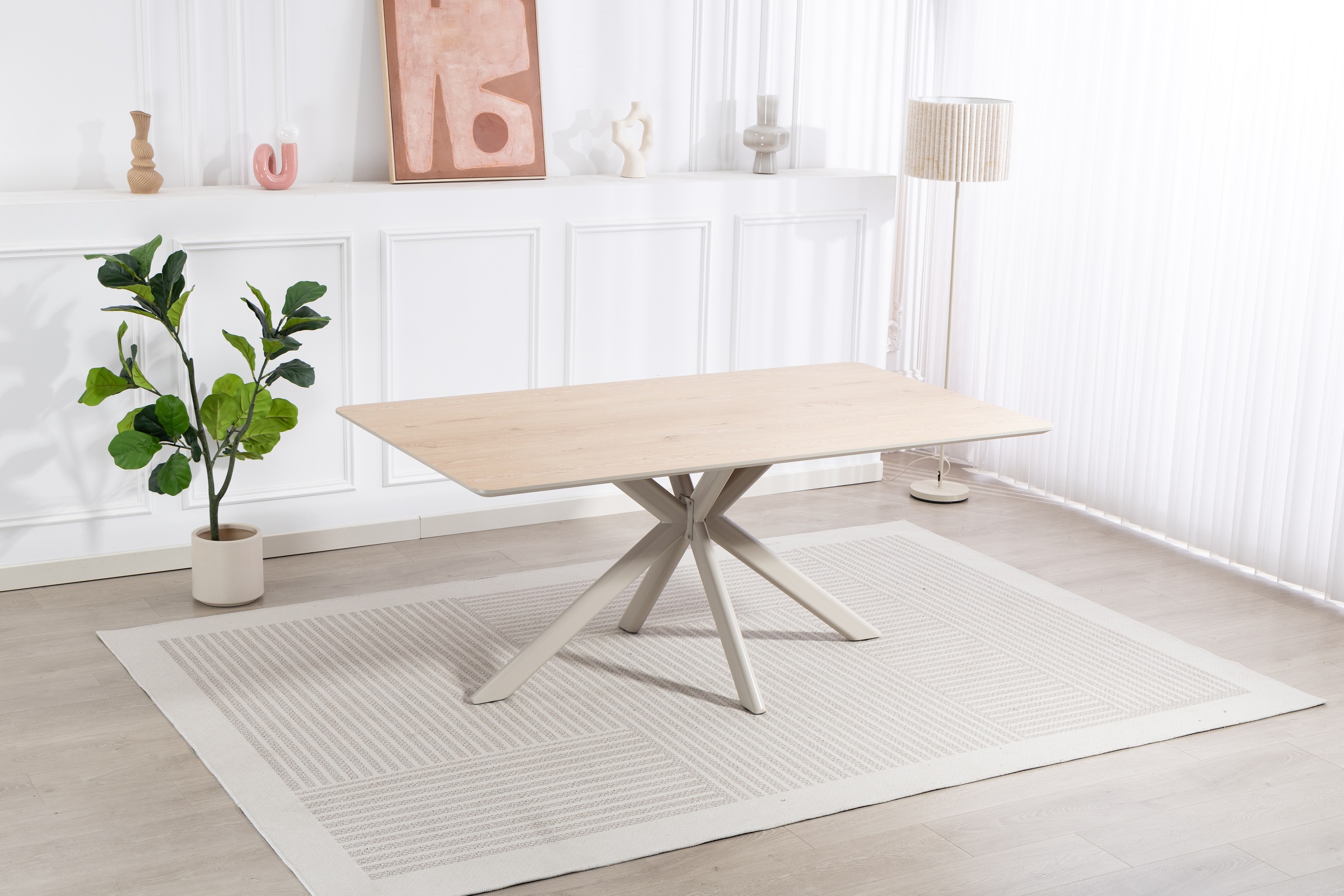 Duo Collection Esstisch »Tisch Livia« 1 Stk. tlg. Melaminbeschichtung, Cashmere Farben