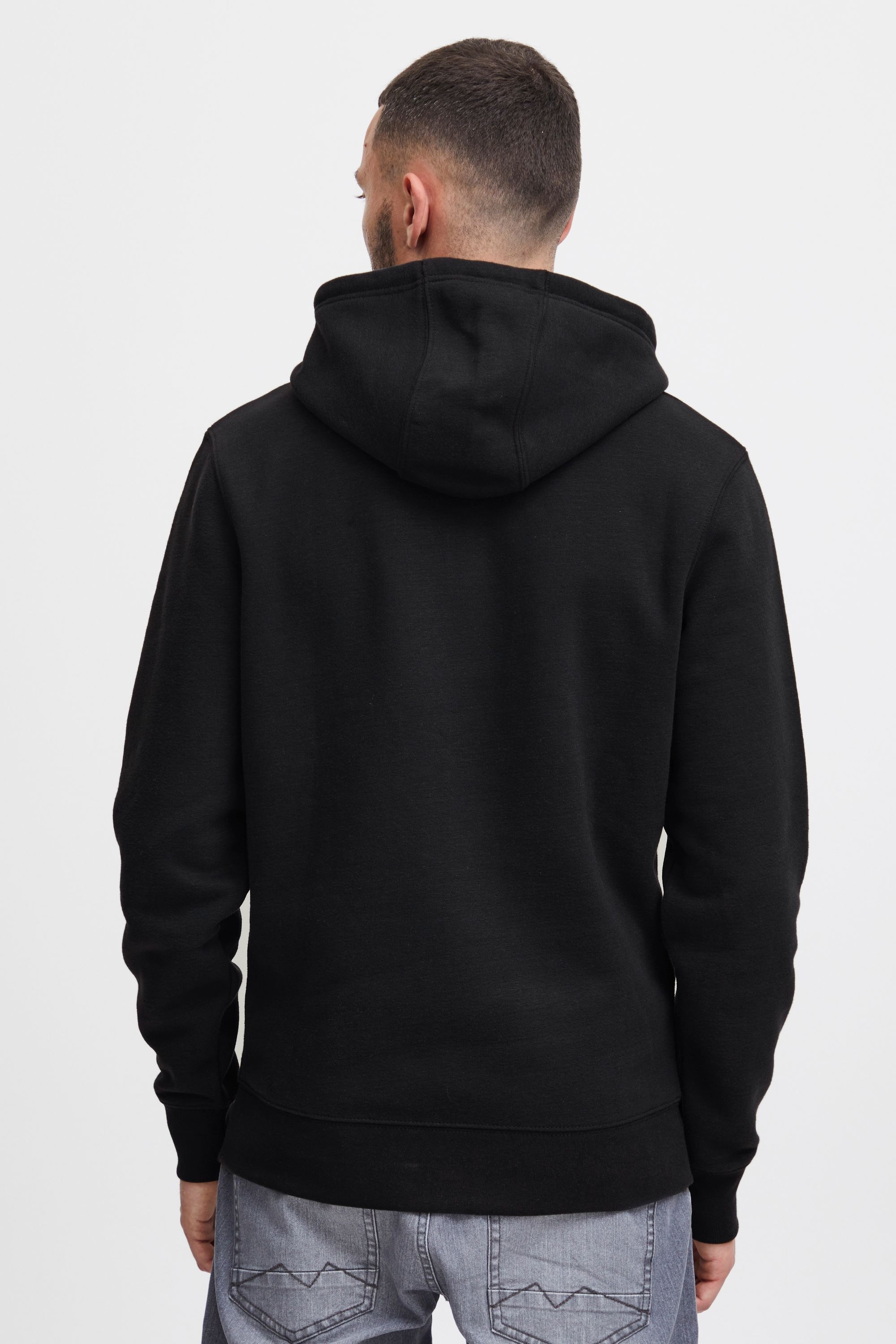 Kapuzenpullover BLEND "BHAbsalon", Herren, Gr. XXL, schwarz, Sweatware, 50% Baumwolle, 50% Polyester, bedruckt, regular fit, Pullover Kapuzenpullover, Stilvoller Hoodie mit Kapuze 3