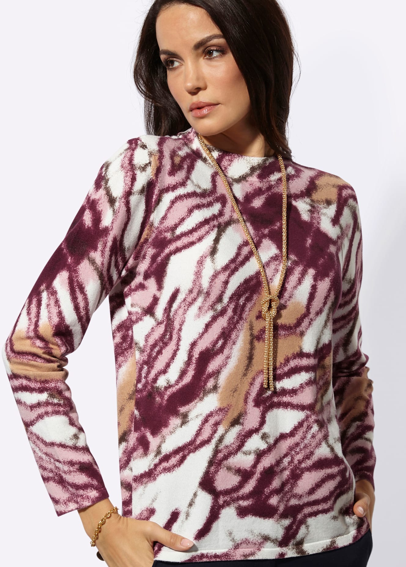 creation L Strickpullover »Lyocell-Mix-Pullover«