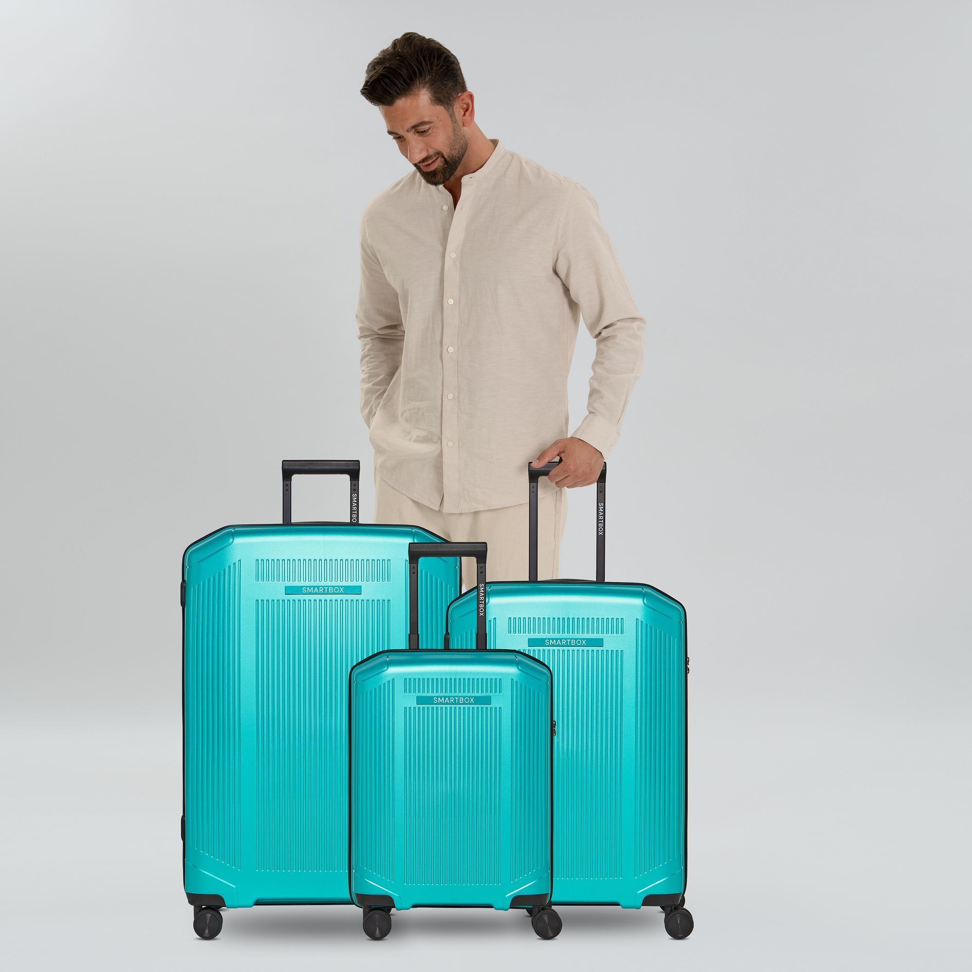 Smartbox Kofferset »Edition 02 4 Rollen Kofferset 3-teilig«