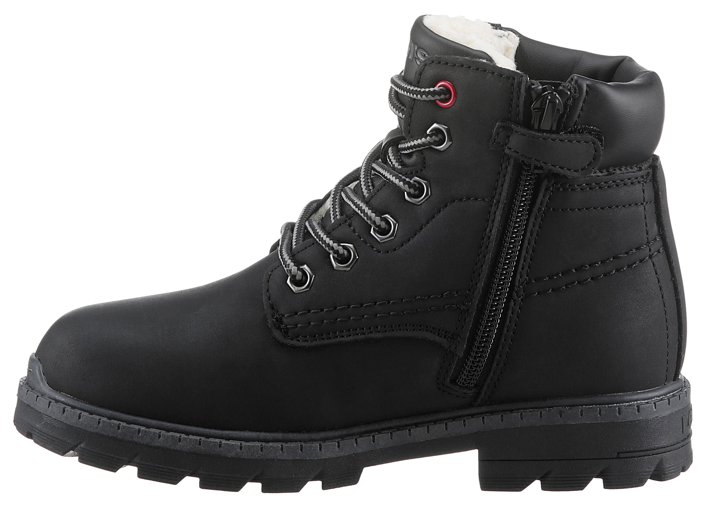 Levi's® Kids Winterboots »LEVIS® NEW FORREST FUR«, Schnürboots, Outdoorschuh mit praktischem Innenreißverschluss