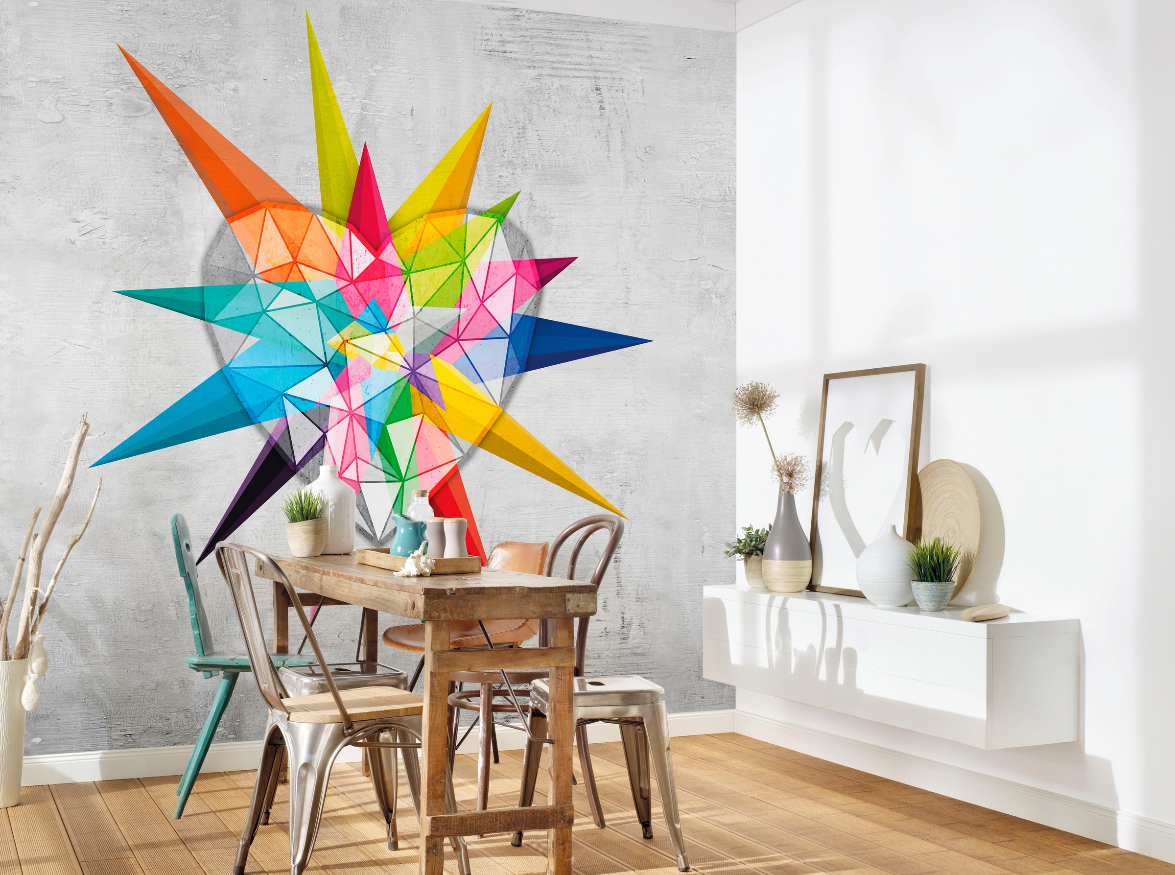 Architects Paper Fototapete »Atelier 47 Heart Star 2«, 3D-Optik, Vlies, Wand, Schräge, Decke