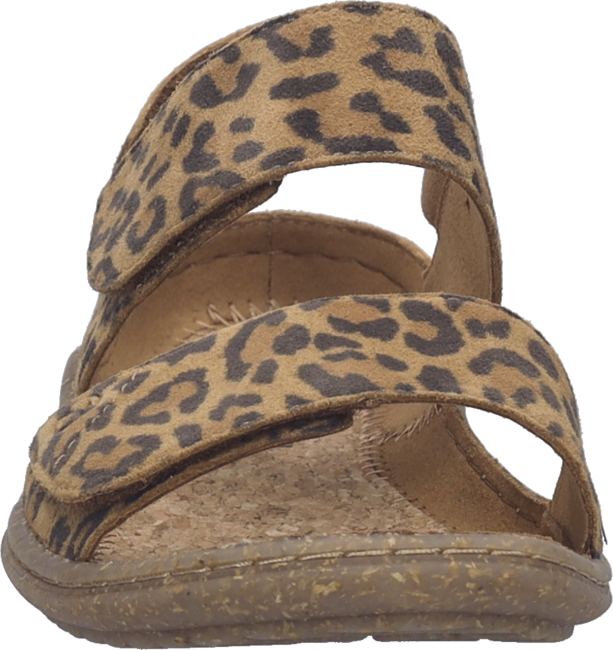 Sandale JOSEF SEIBEL "Caitlyn 04", Herren, Gr. 38, leo, Leder, Schuhe Sandale, Sandalette, Sommerschuh mit Klettverschlüssen, Weite G (=weit) 5