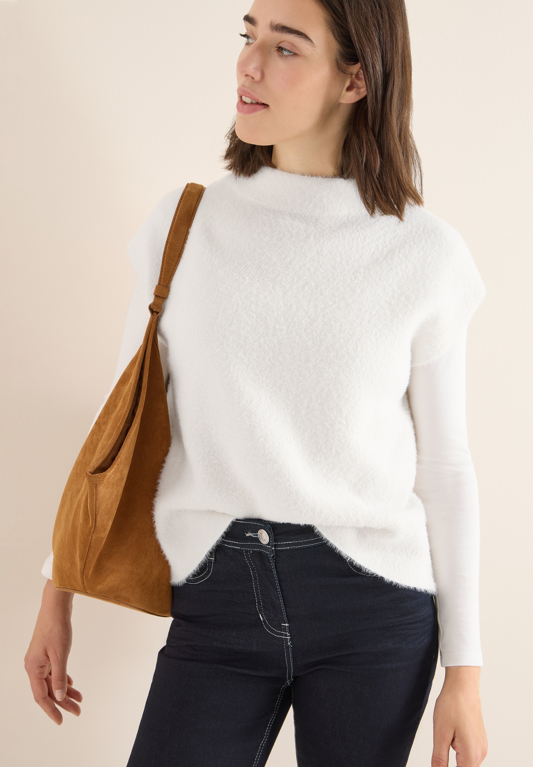 Cecil Pullunder mit Federgarn günstig online kaufen