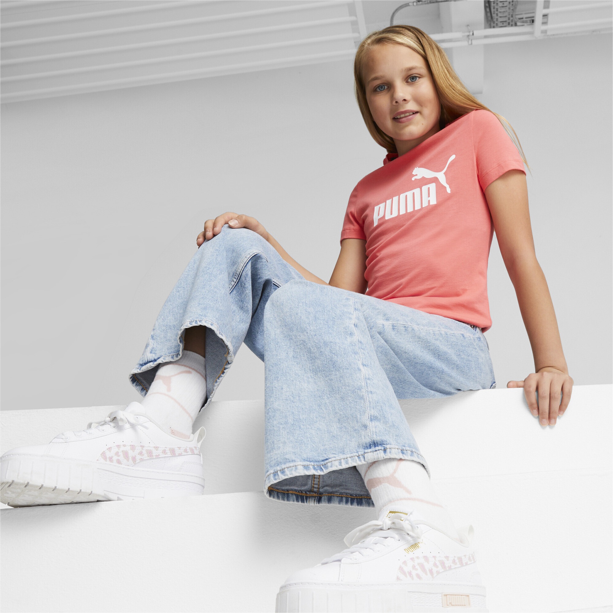 PUMA T-Shirt »Essentials Jugend T-Shirt mit Logo« kaufen | BAUR