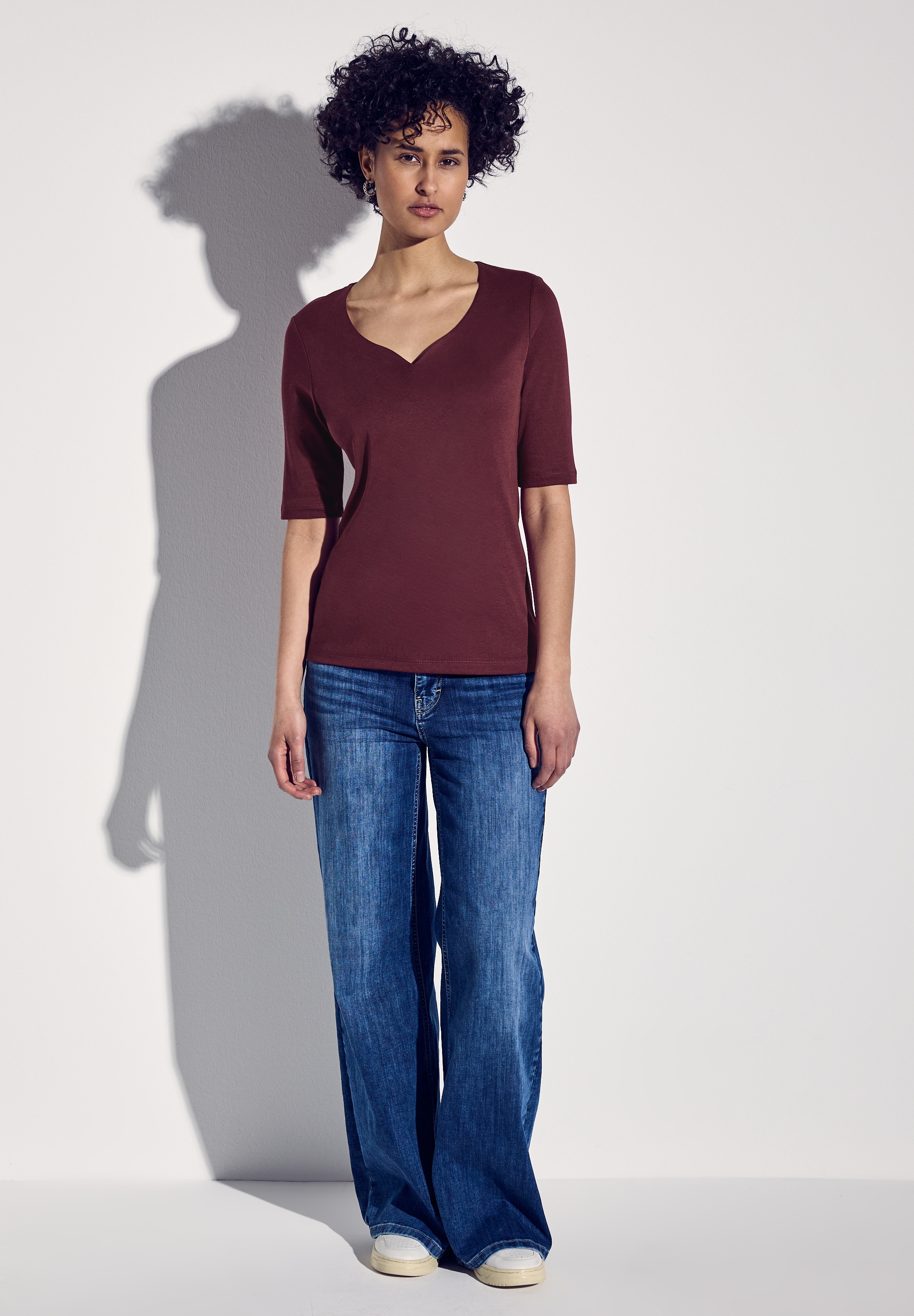 STREET ONE T-Shirt, im soften Baumwoll-Mix