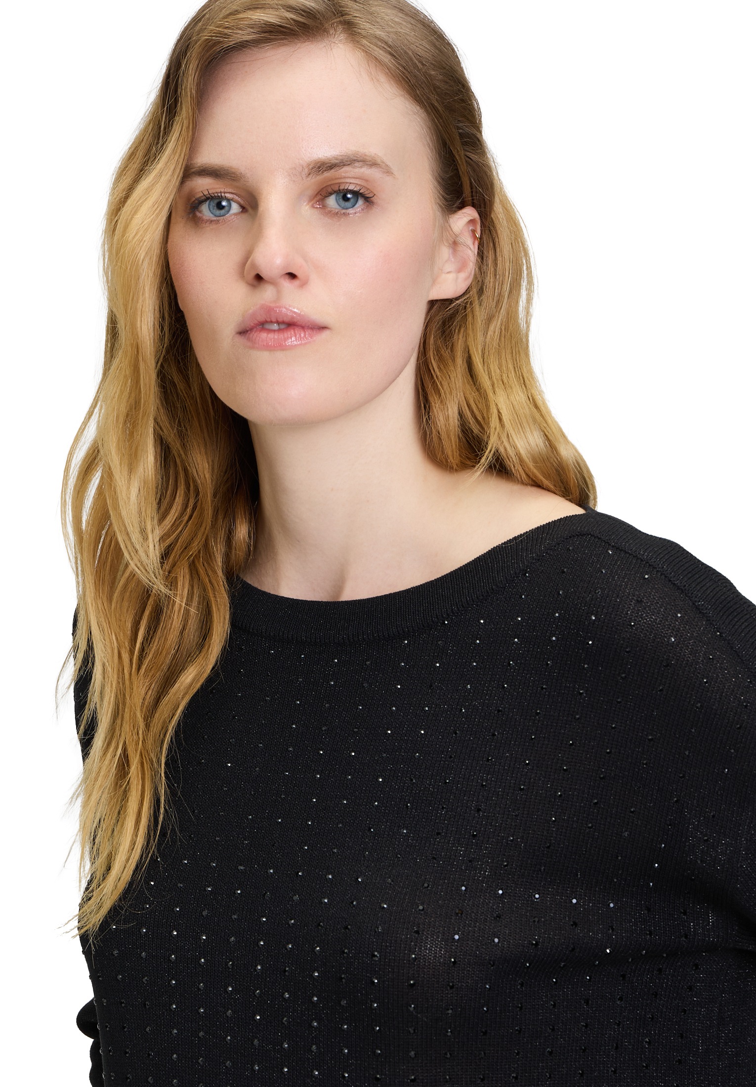 Betty Barclay Strickpullover »Betty Barclay Damen Feinstrickpullover mit Strass«, (1 tlg.), limited edition