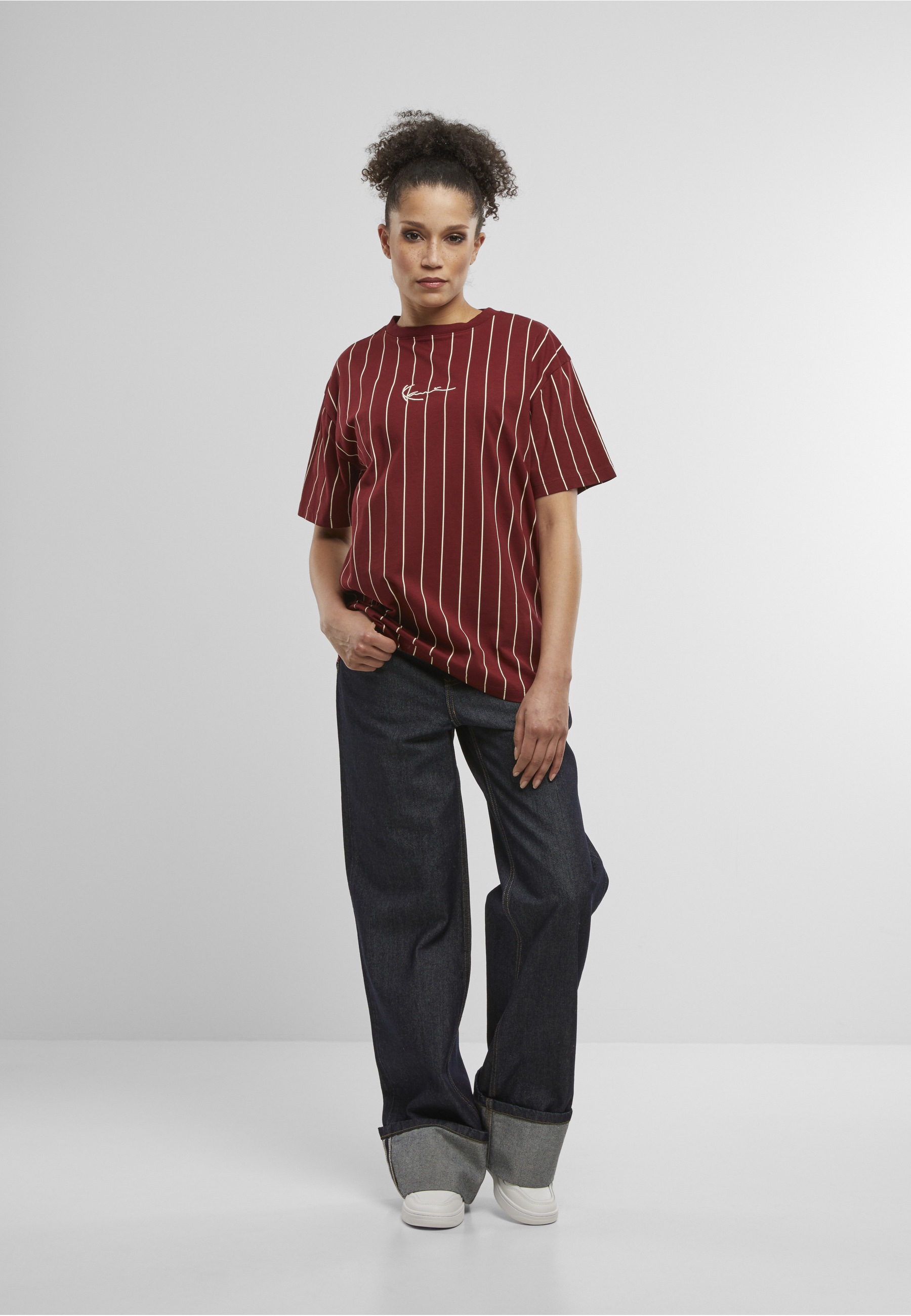 Karl Kani T-Shirt »Karl Kani Small Signature Essential Pinstripe Os Tee« 1