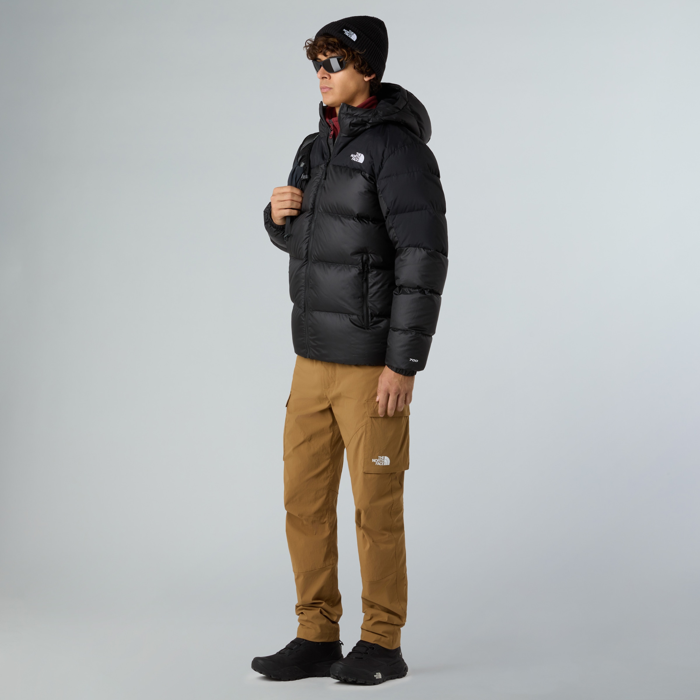 The North Face Daunenjacke »M DIABLO DOWN 2.0 HOODIE«, (1 St.), Daunenfüllung, sehr warm, winddicht
