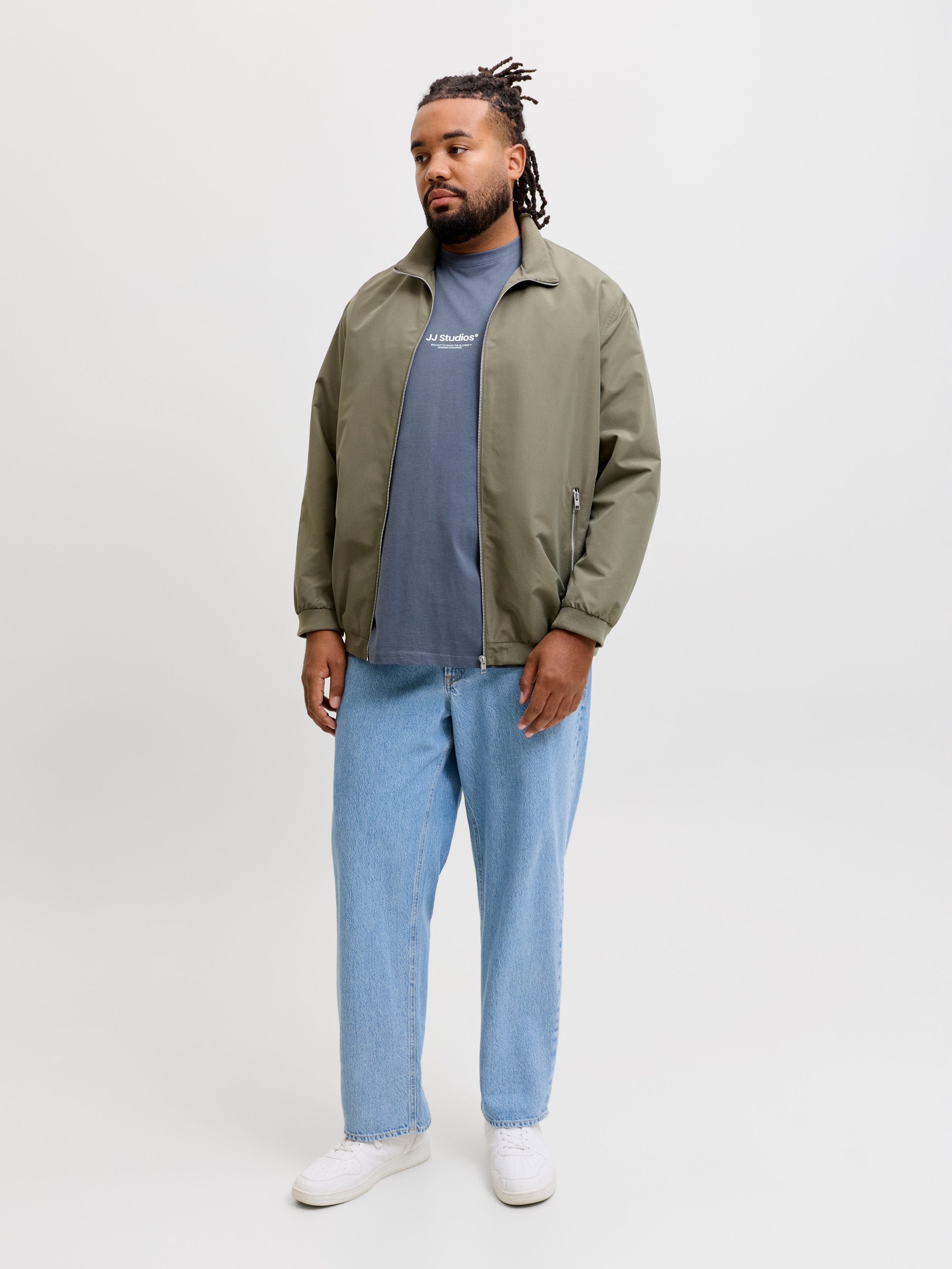 Jack & Jones PlusSize Rundhalsshirt »JJESOHO TEE SS CREW NECK NOOS PLS« Baumwolle, regular fit