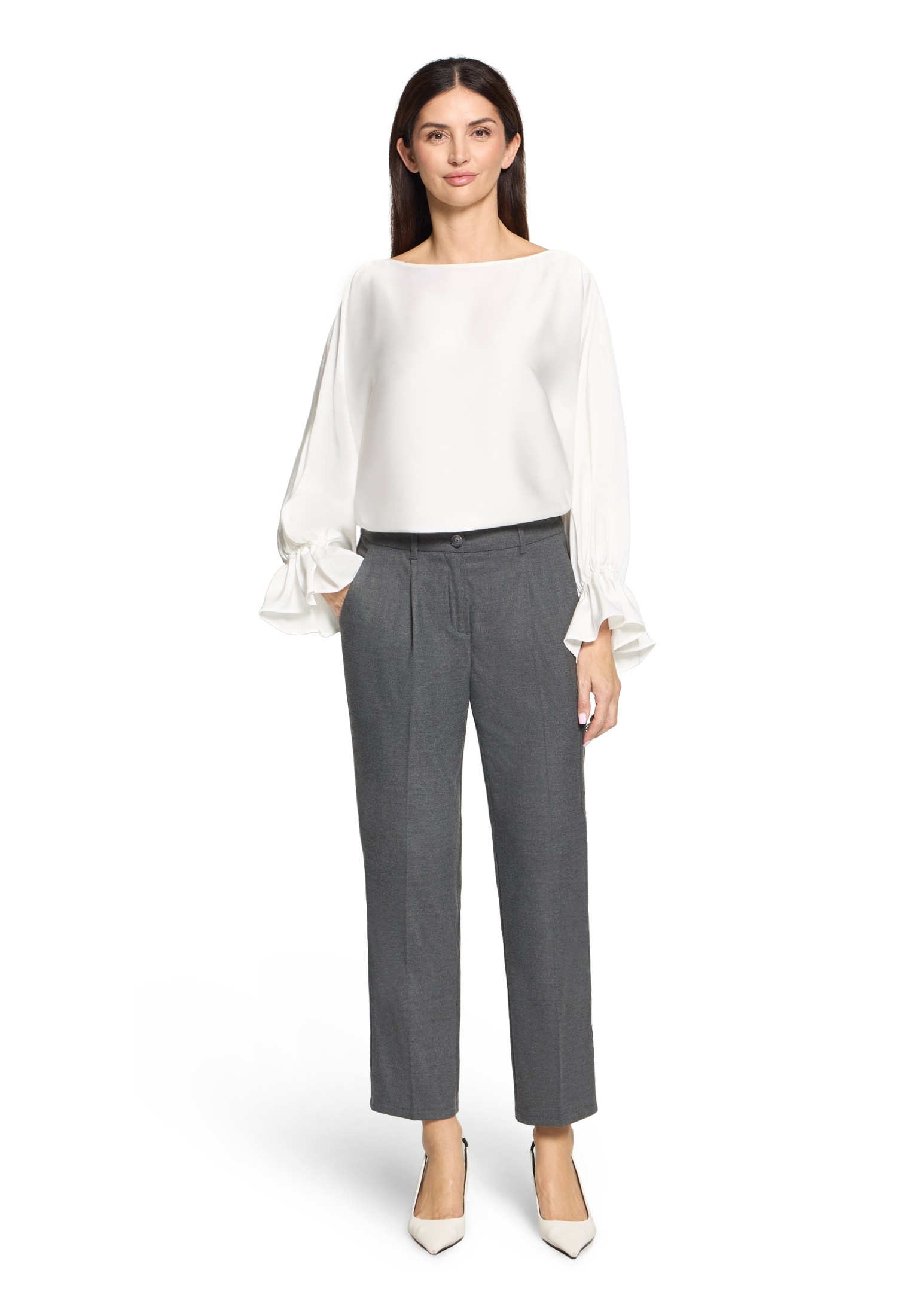 Betty Barclay Stoffhose »Damen Casual-Hose mit Bügelfalte«