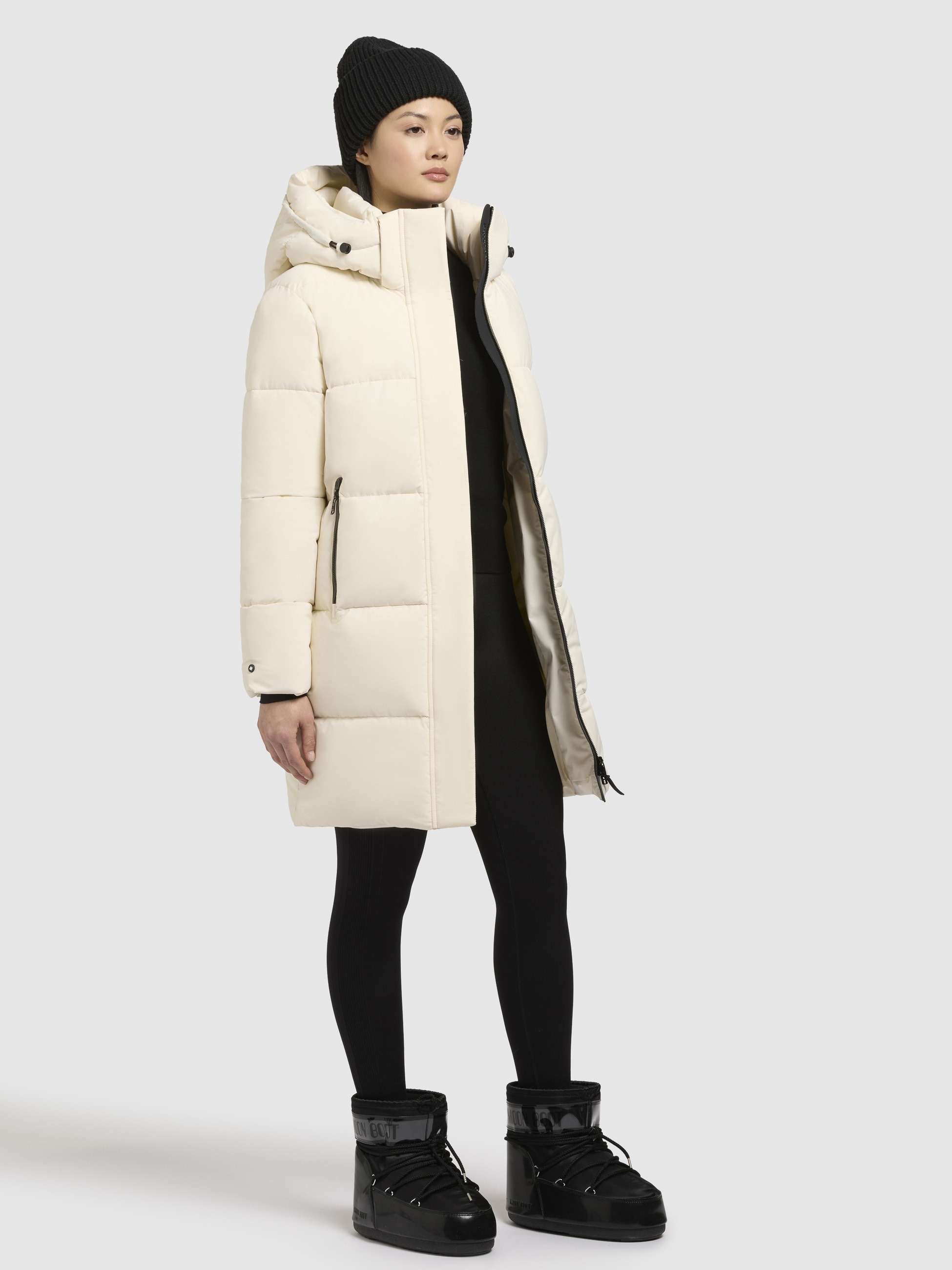 khujo Steppjacke »HAYA MATT«, mit Kapuze