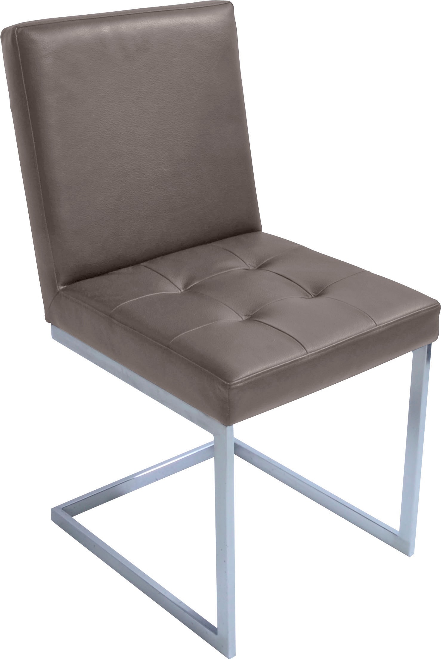K+W Komfort & Wohnen Eckbankgruppe »Spider II«, (Set, 4 tlg.), langer Schenkel 195cm, 2 Freischwinger, Auszugstisch in Breite 120 cm