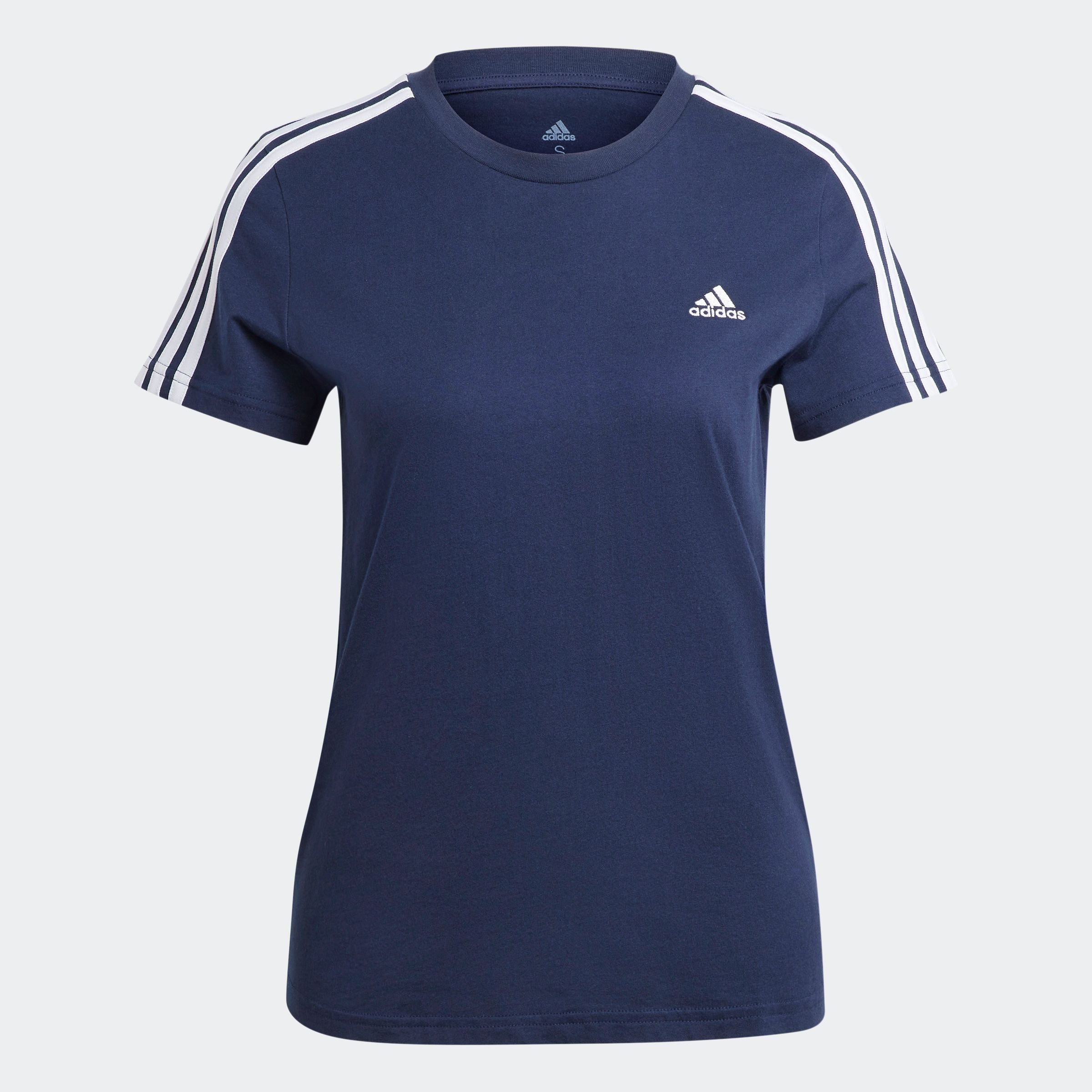 adidas Sportswear T-Shirt »LOUNGEWEAR ESSENTIALS SLIM 3-STREIFEN«