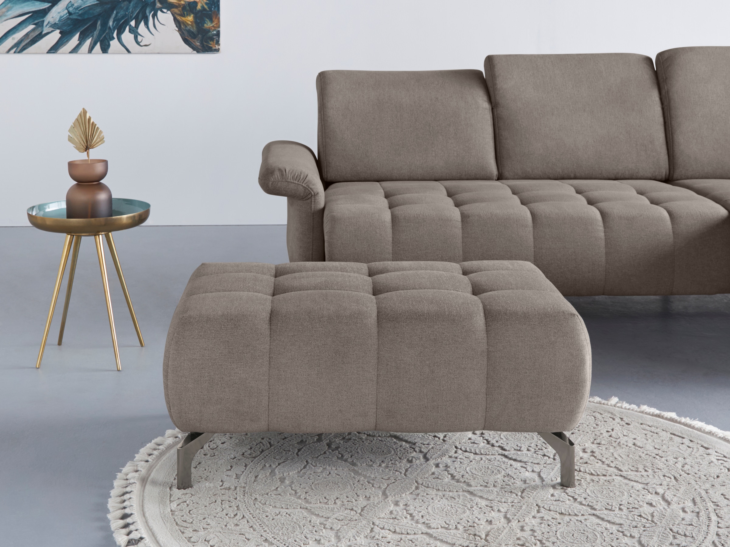 INOSIGN Polsterhocker "Fresh", passend zum Ecksofa "Fresh", auch in Bezug Olympia EASY CLEAN