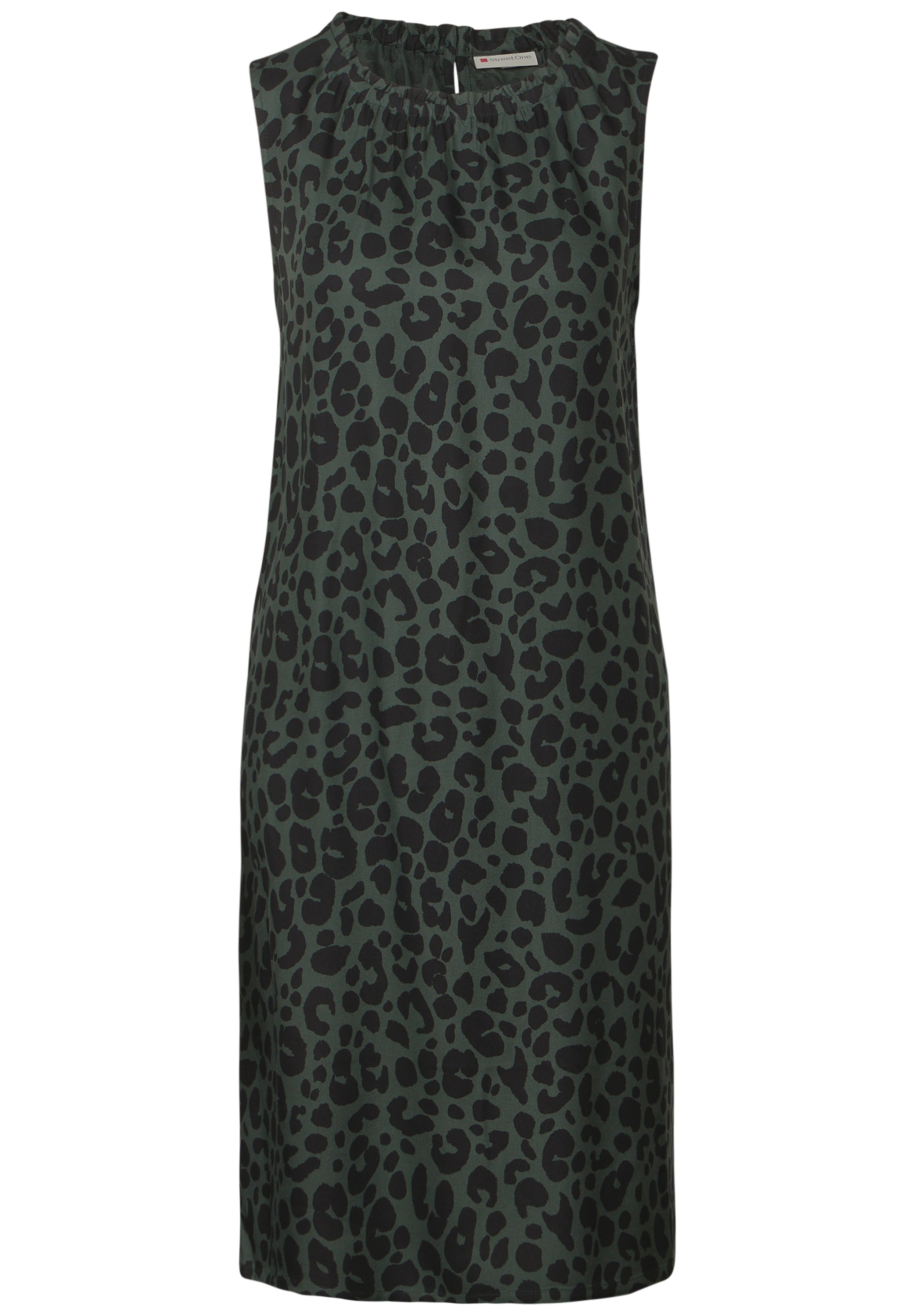 STREET ONE Sommerkleid, mit Animal Print-Mix