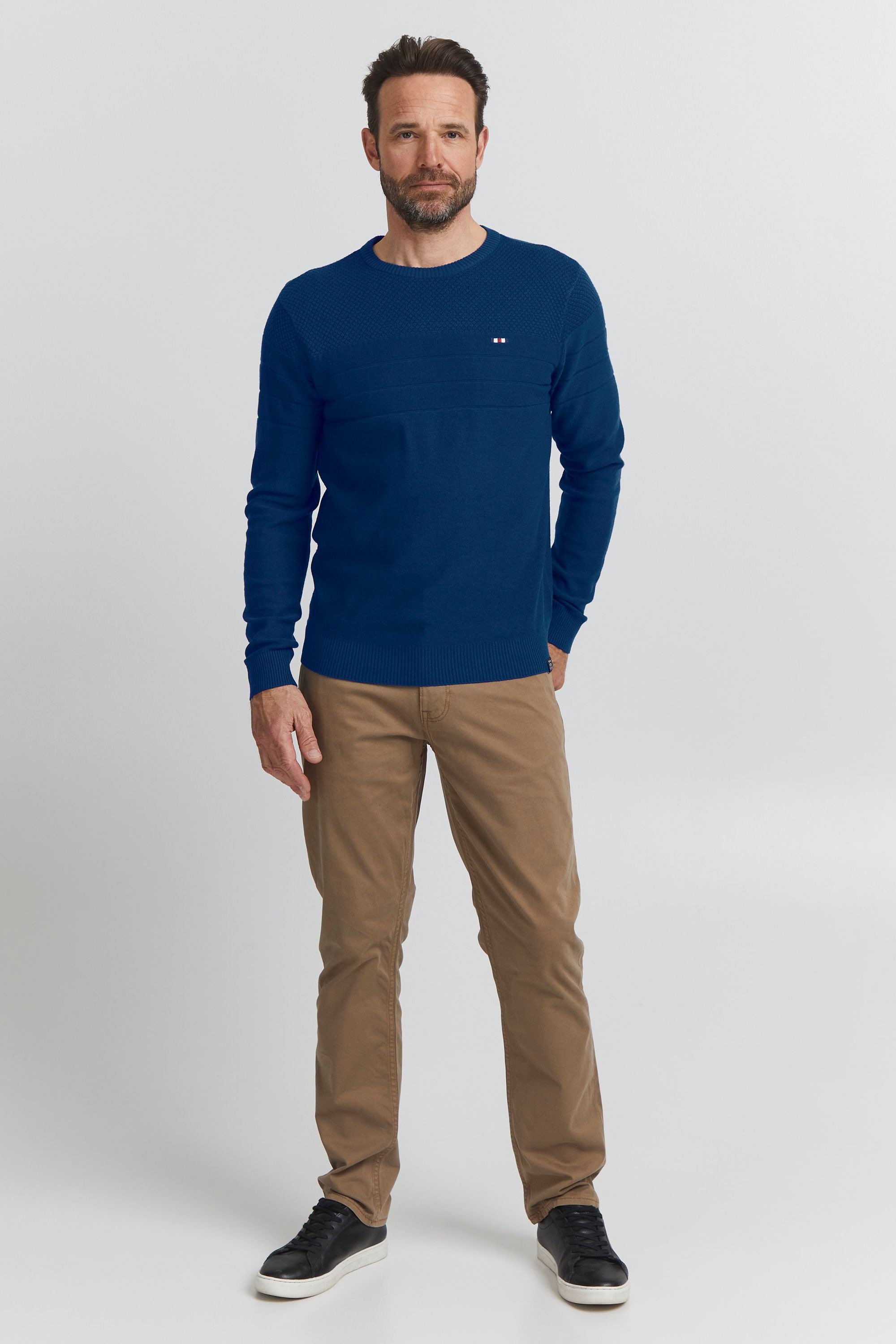 FQ1924 Strickpullover »Strickrundhalspullov FQSaban«