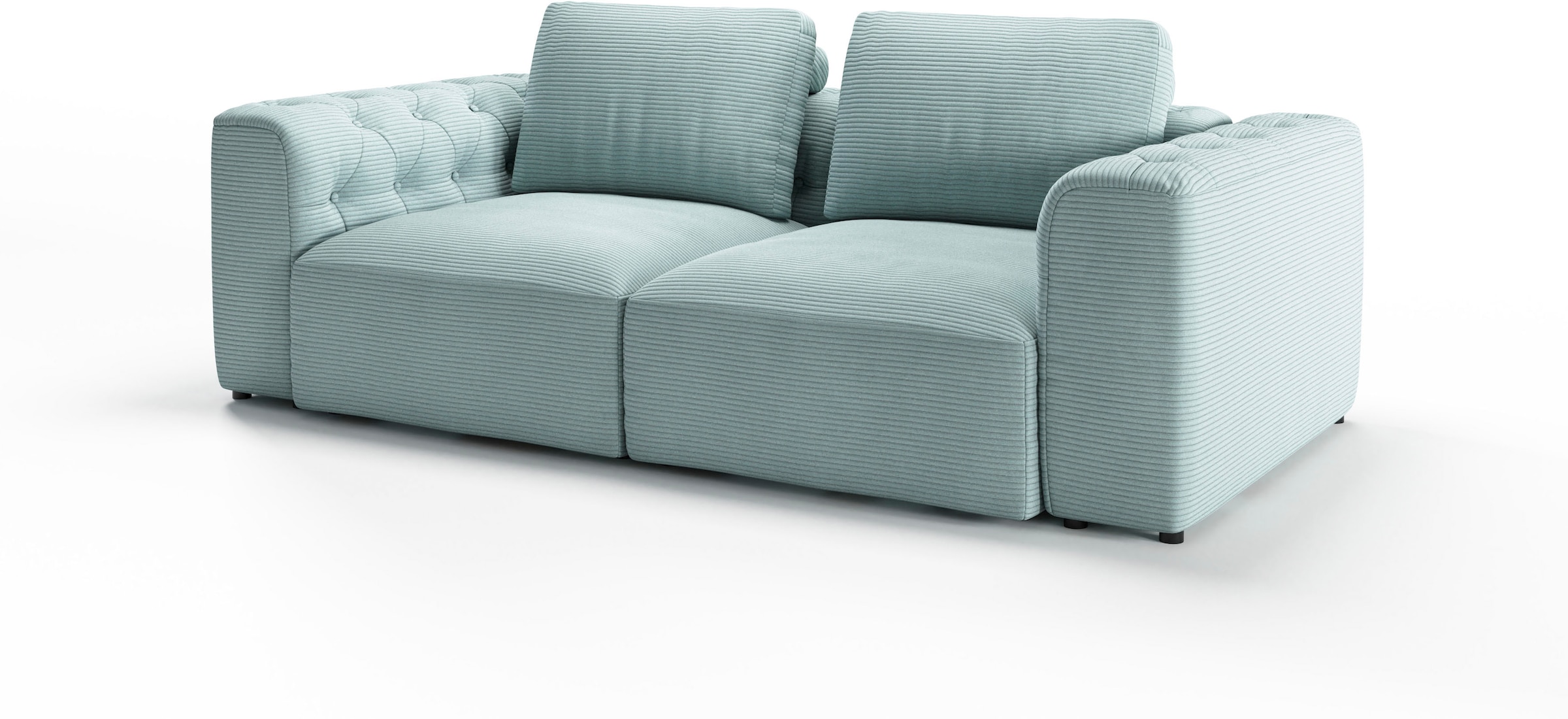 RAUM.ID 2-Sitzer »Cushid«, Modulsofa, bestehend aus 2 Teilen, Breite 218 cm
