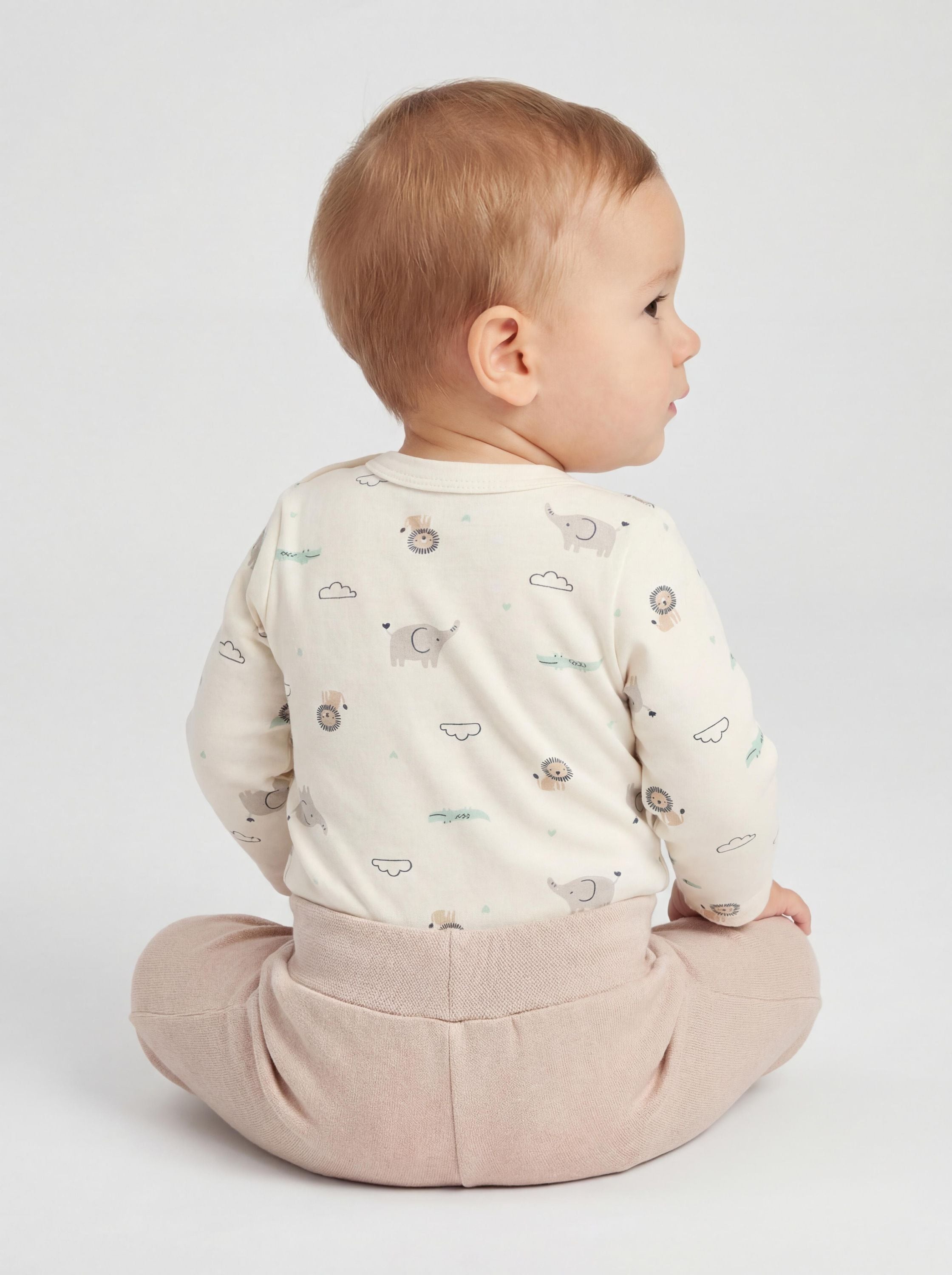TupTam Langarmwickelbody »Wickelbody Baby Langarm Wickelbody 5er Pack«