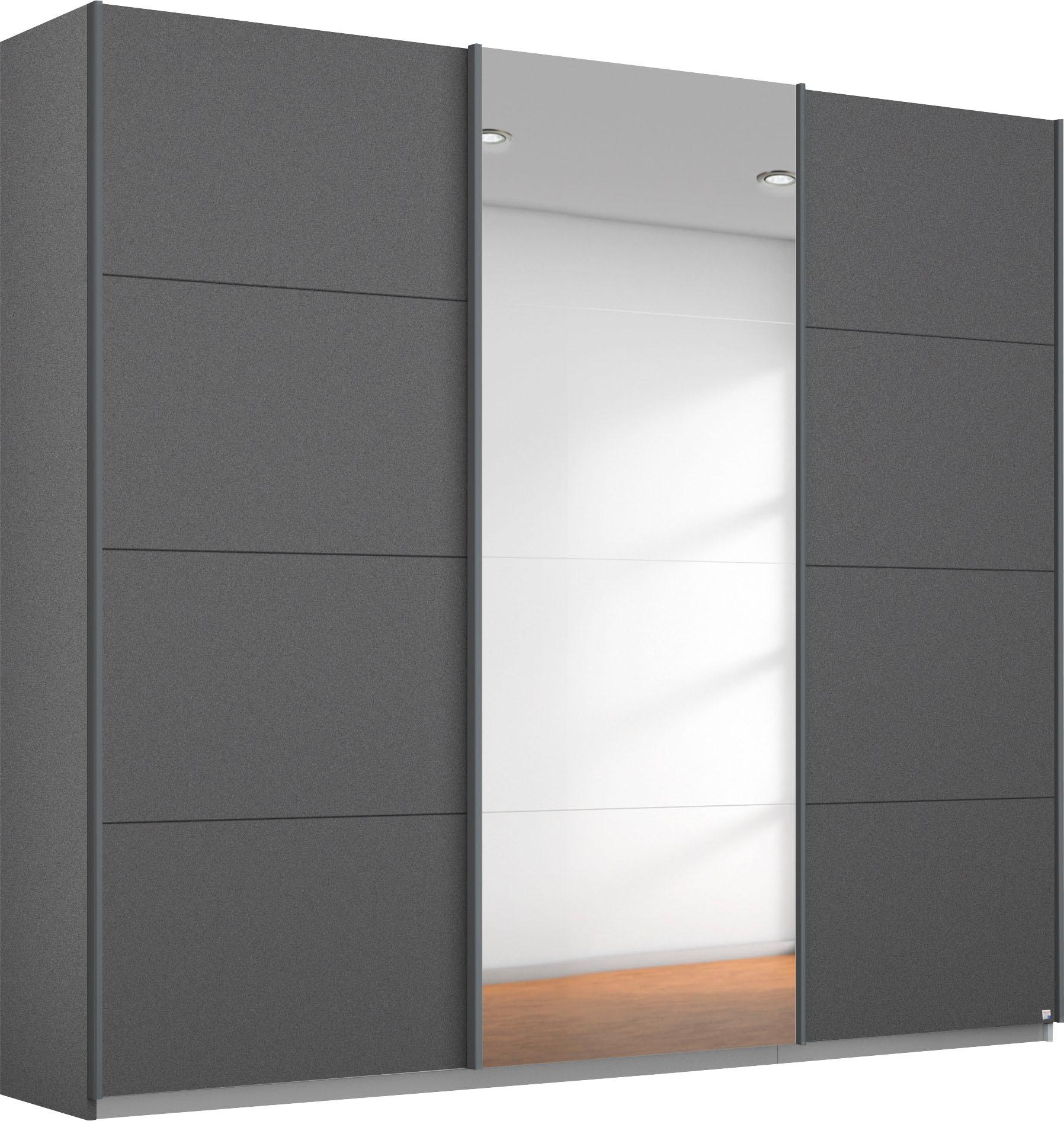 rauch Schwebetürenschrank "Kleiderschrank Schrank Garderobe Wäscheschrank KEPAN" inkl. Schubladen-Einsatz und extra Einlegeböden MADE IN GERMANY