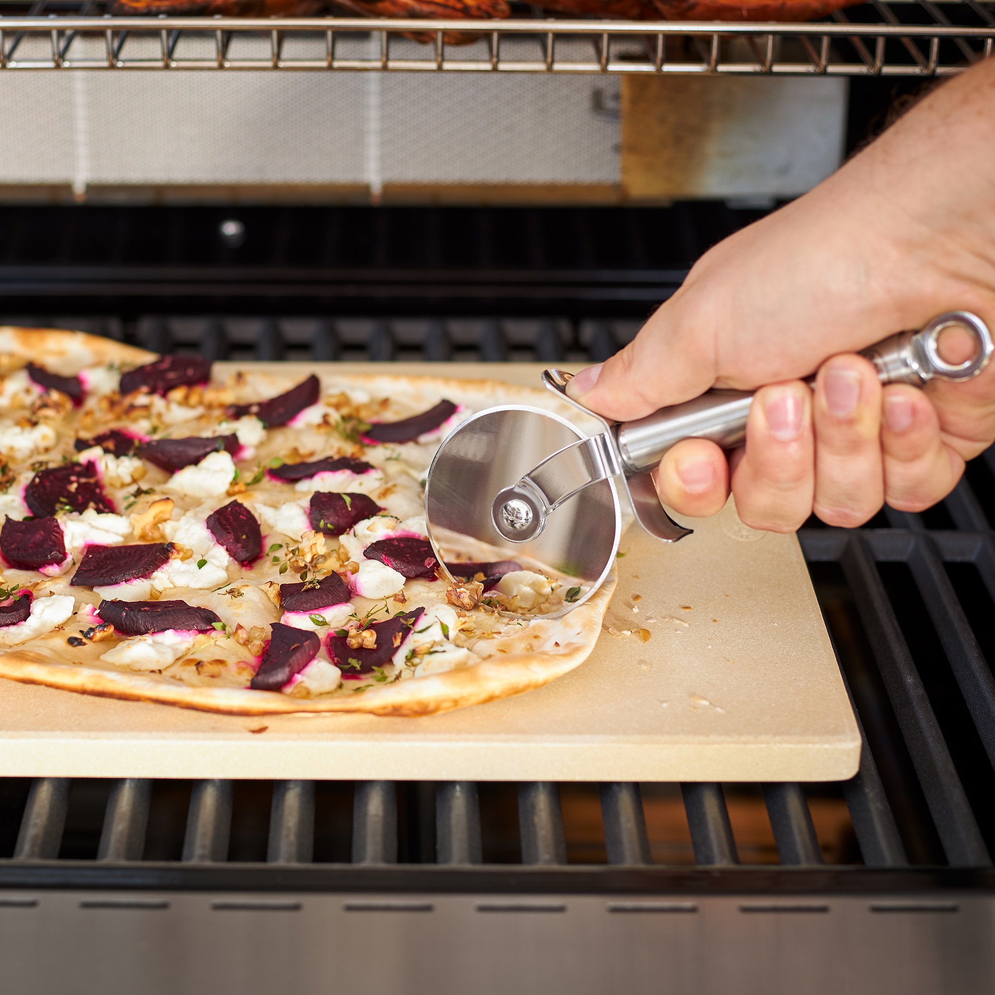 RÖSLE Pizzaschneider »Pizza- und Flammkuchenschneider«, (1 tlg.)