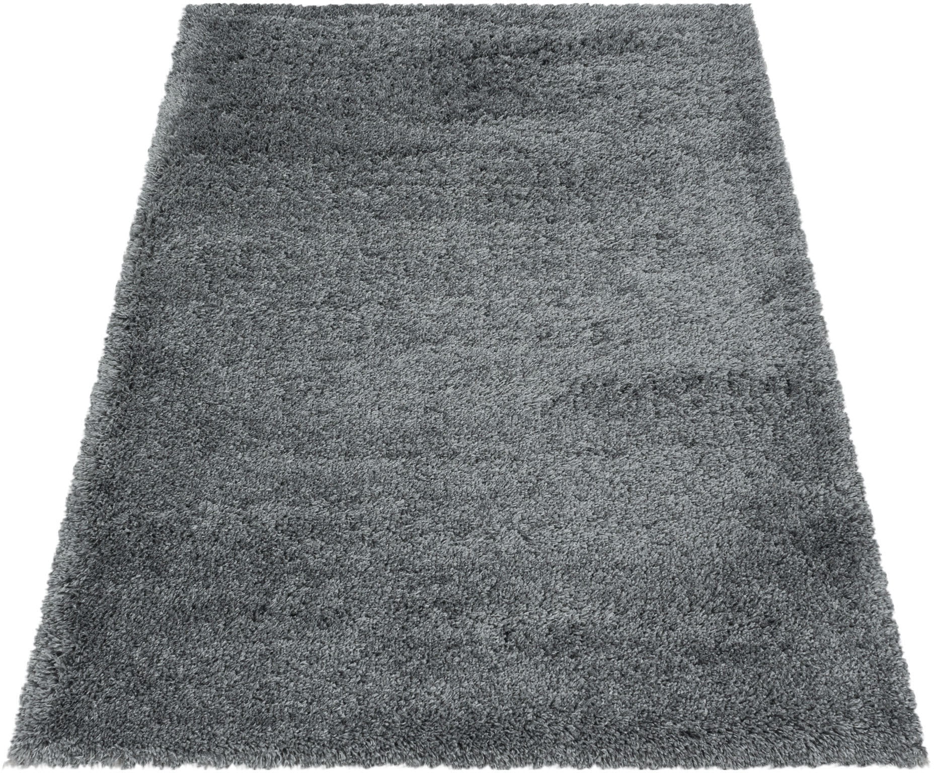 Hochflor-Teppich »FLUFFY 3500«, rechteckig, Langflor, Shaggy, uni, robust, auch in...