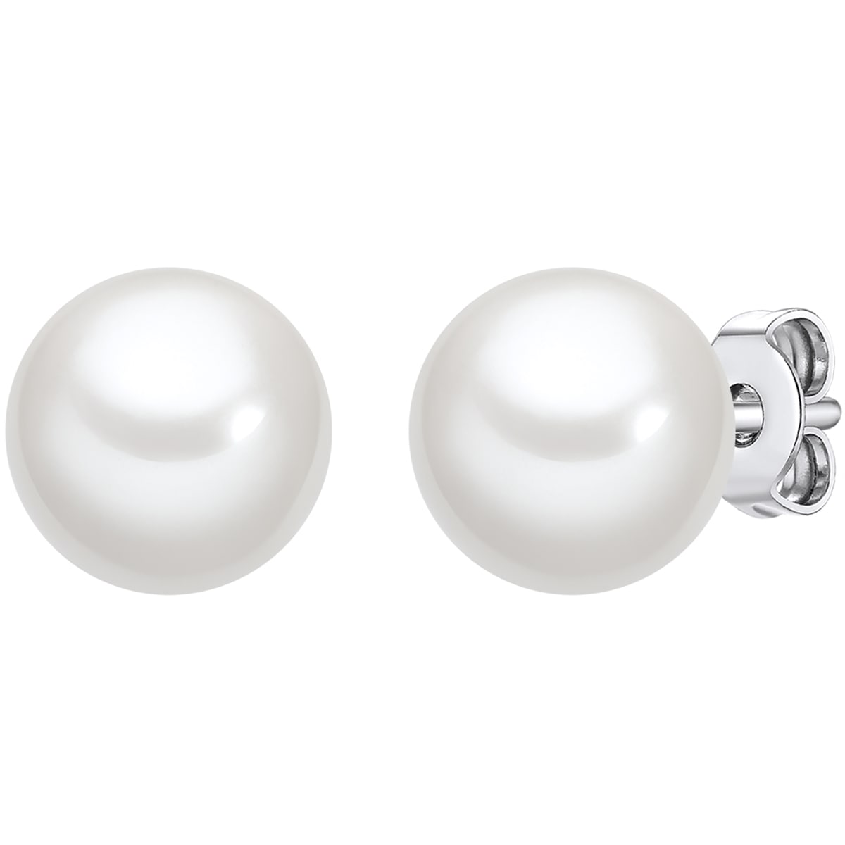 "Paar Ohrstecker LULU & JANE ""Set: AV149"", weiß, Ohrringe, Damen, 8, Messing"