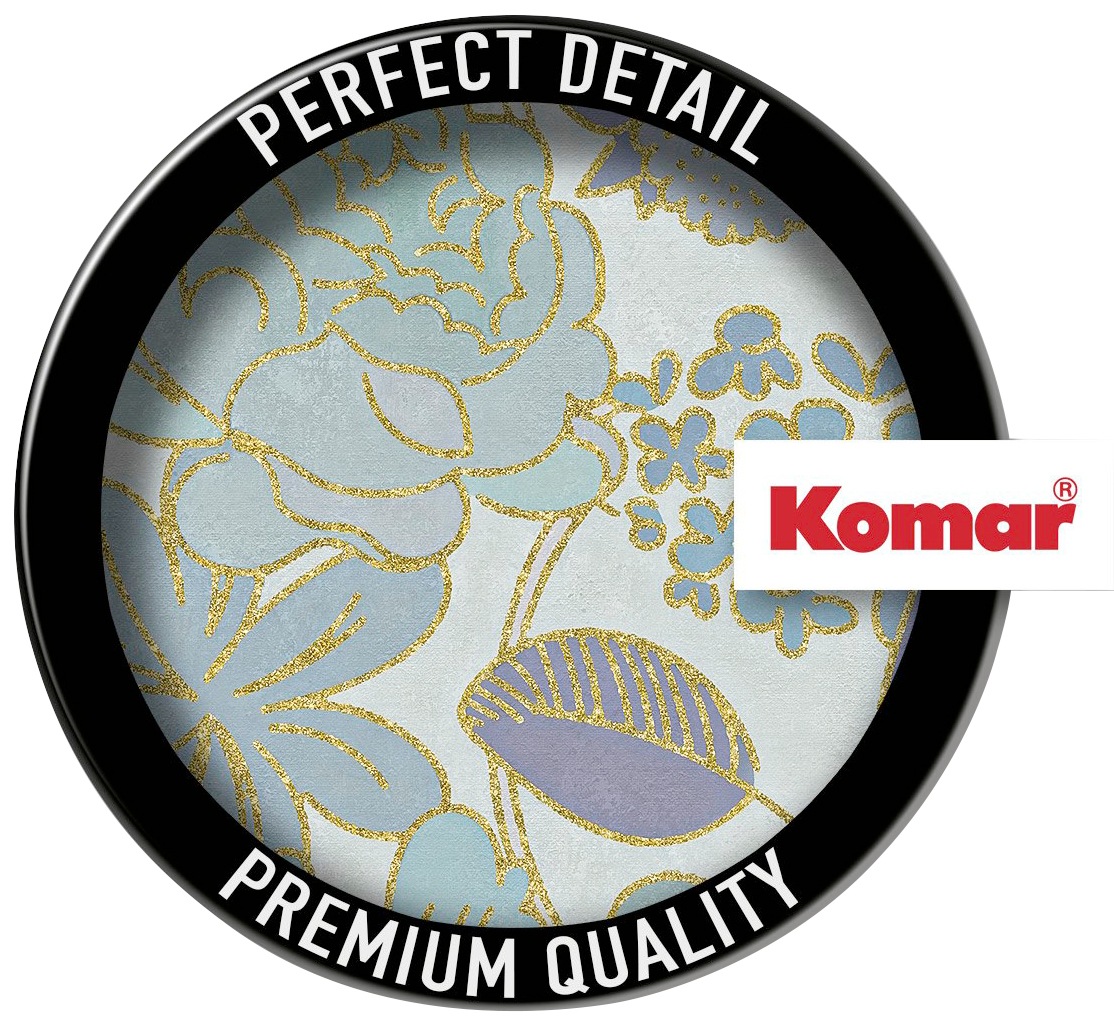 Thumbnail - Komar Vliestapete "Digitaldruck Vlies - Groovy Bloom - Größe 300 x 250 cm" bedruckt glatt Wohnzimmer, Schlafzimmer