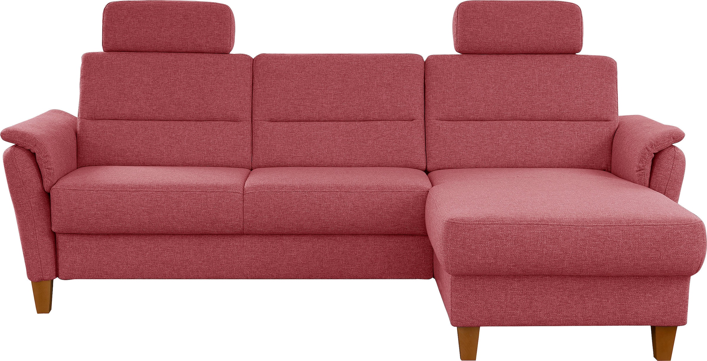 Home affaire Ecksofa "Palmera L-Form, B: 244 cm - OTTO. Verlässliche Qualität." optional Schlaffunktion & Bettkasten, Federkern