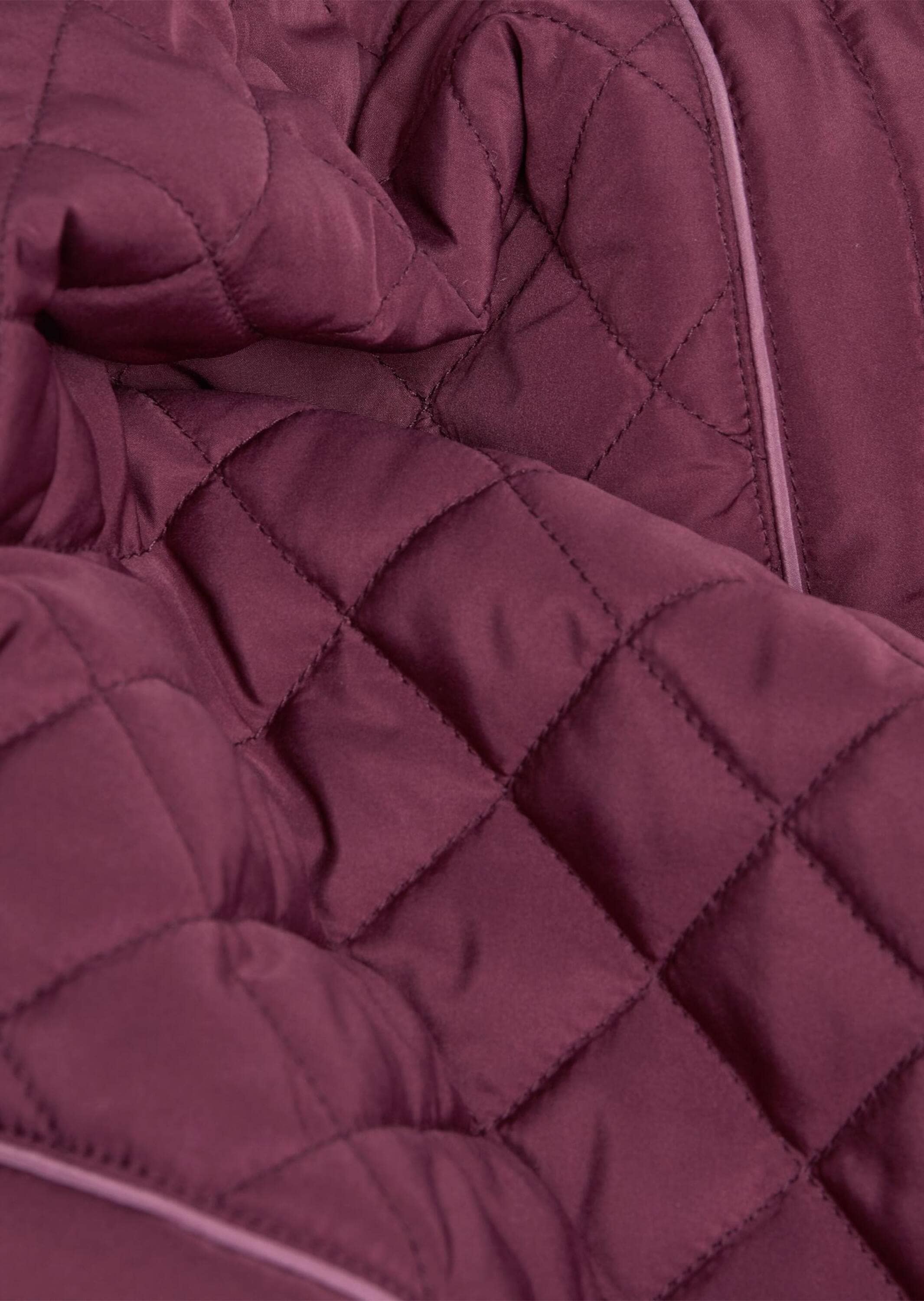 GOLDNER Steppjacke »Longsteppjacke mit Kontrastpaspeln«