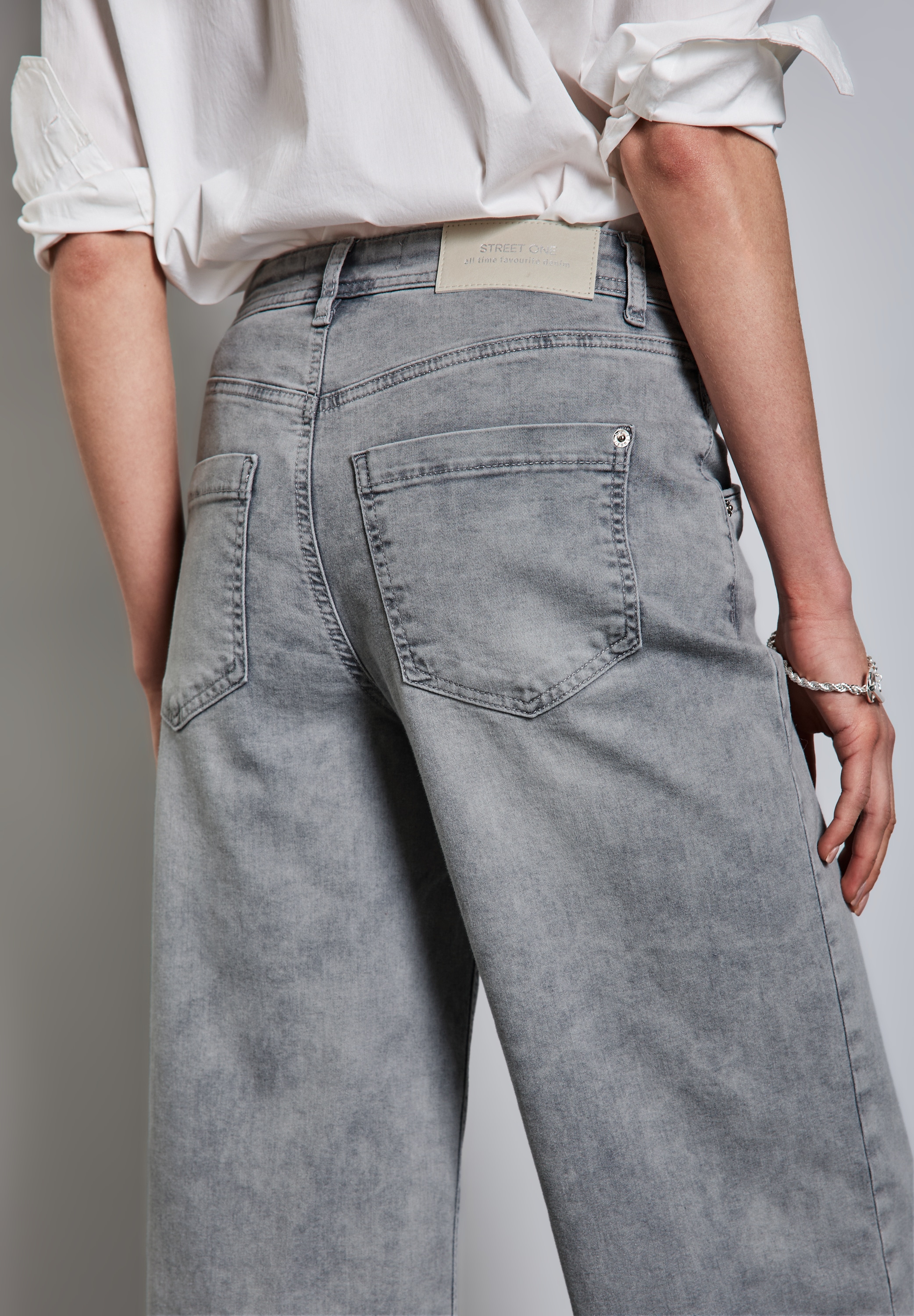 STREET ONE Weite Jeans, im Four-Pocket Style