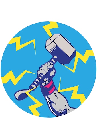 Fototapete »Avengers Thor's Hammer Pop Art«