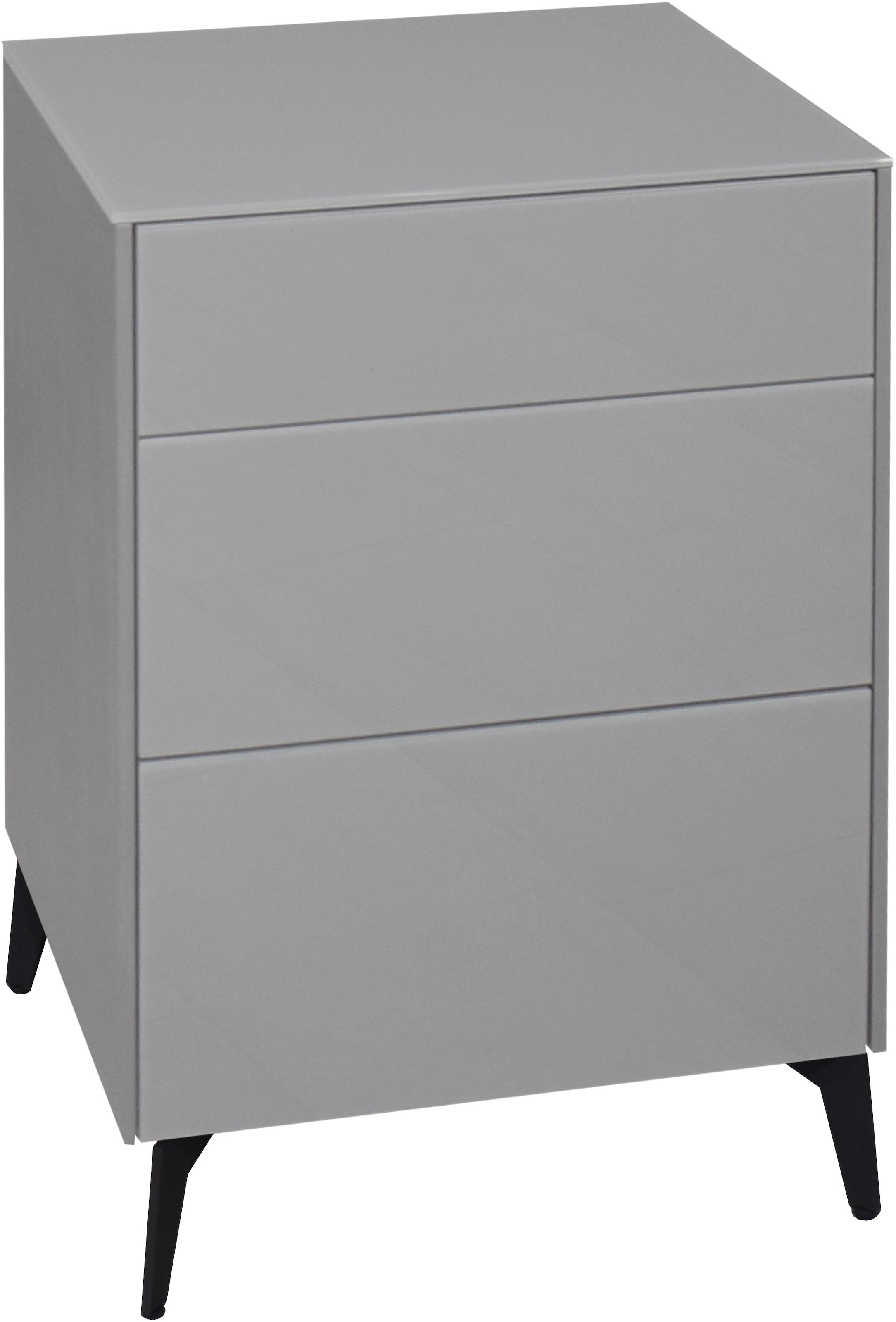 Mäusbacher "Imola" Mäusbacher Kommode mit Glasfront und Glasoberplatte