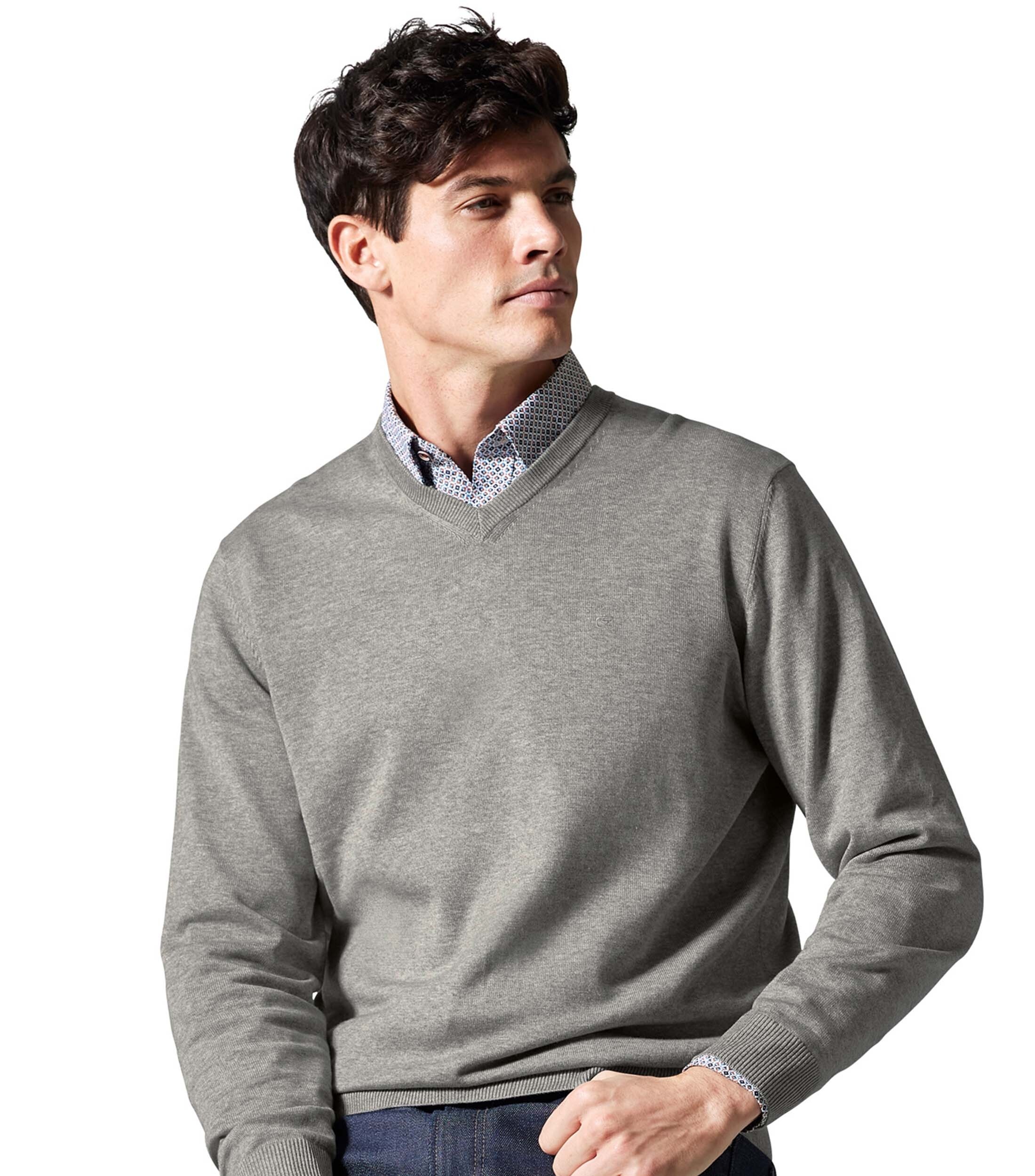 CASA MODA Feinstrickpullover aus Pima-Baumwolle günstig online kaufen
