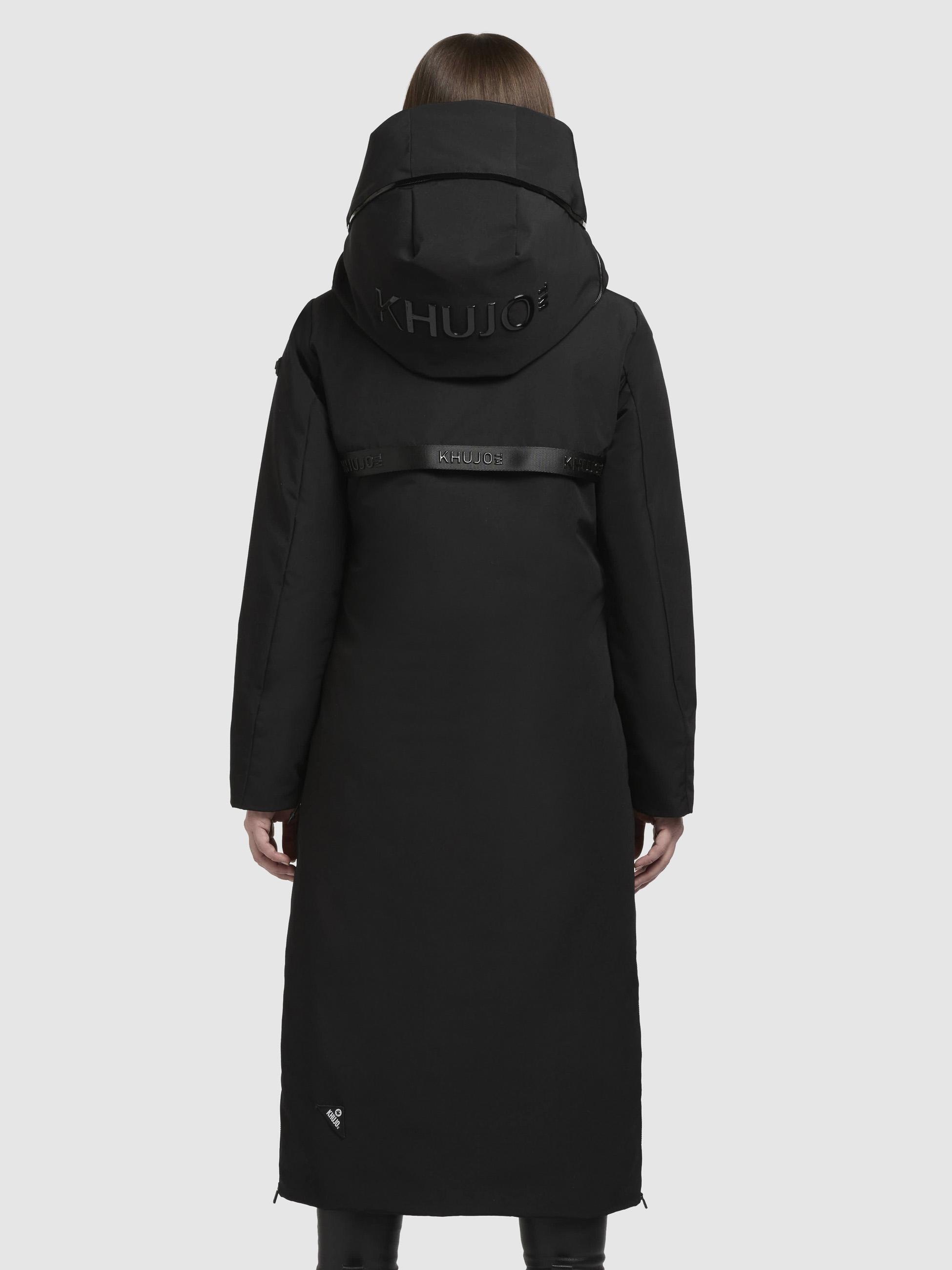 khujo Wintermantel »Lofi2«, Langer Damen Winterparka mit Kapuze