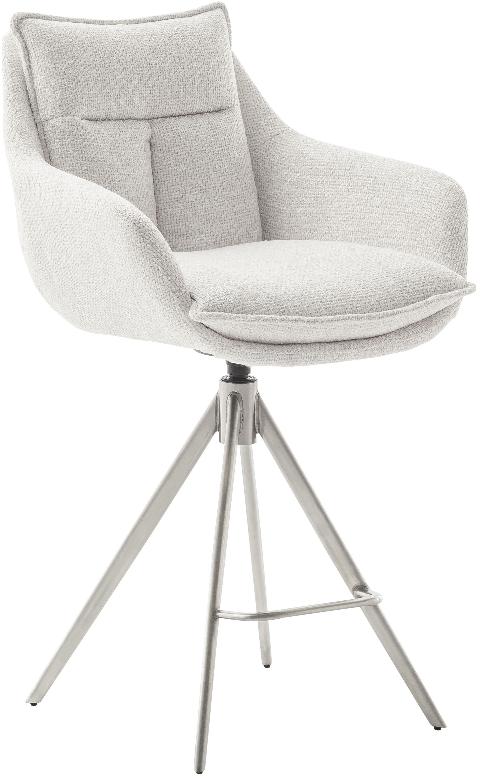 Thumbnail - MCA furniture Bistrostuhl "Parker Tresenstuhl mit Armlehnen Tresenhocker" (Set) 2 Stk.Barhocker,Barmoebel,Barstuhl,360 d...