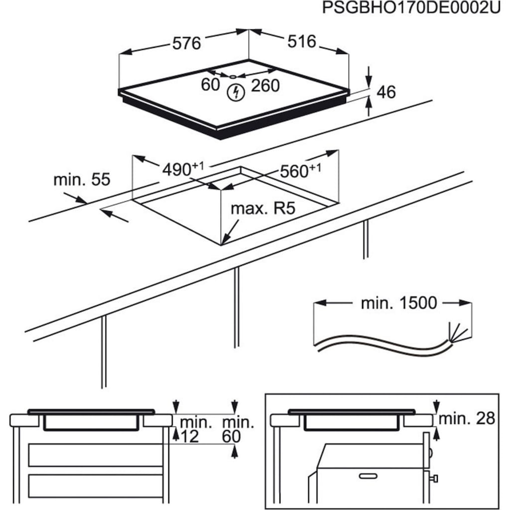 AEG Induktions-Kochfeld »IKE64441XB«, IKE64441XB