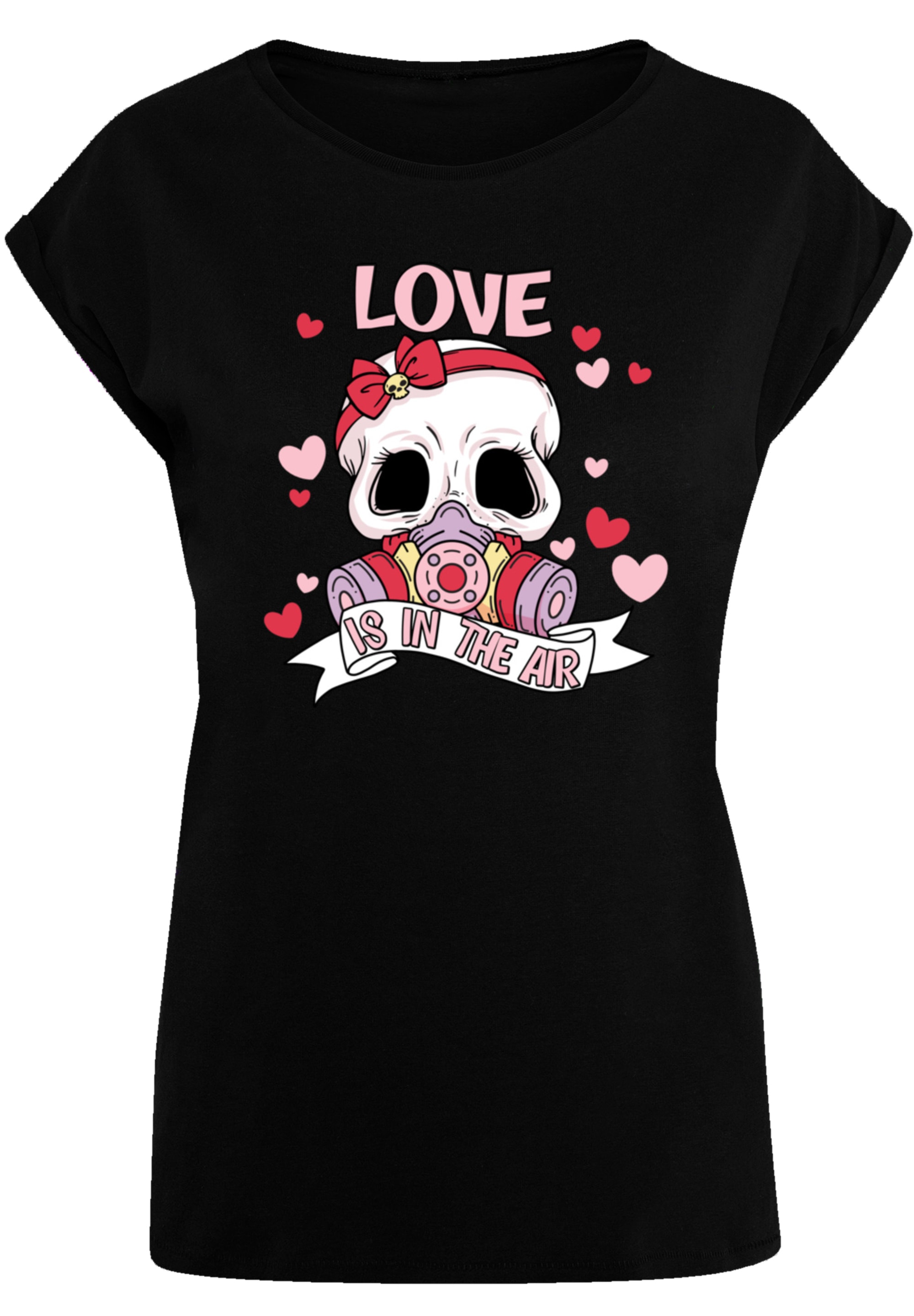 F4NT4STIC T-Shirt »Anti Valentinstag LOVE is in the air«, Premium Qualität