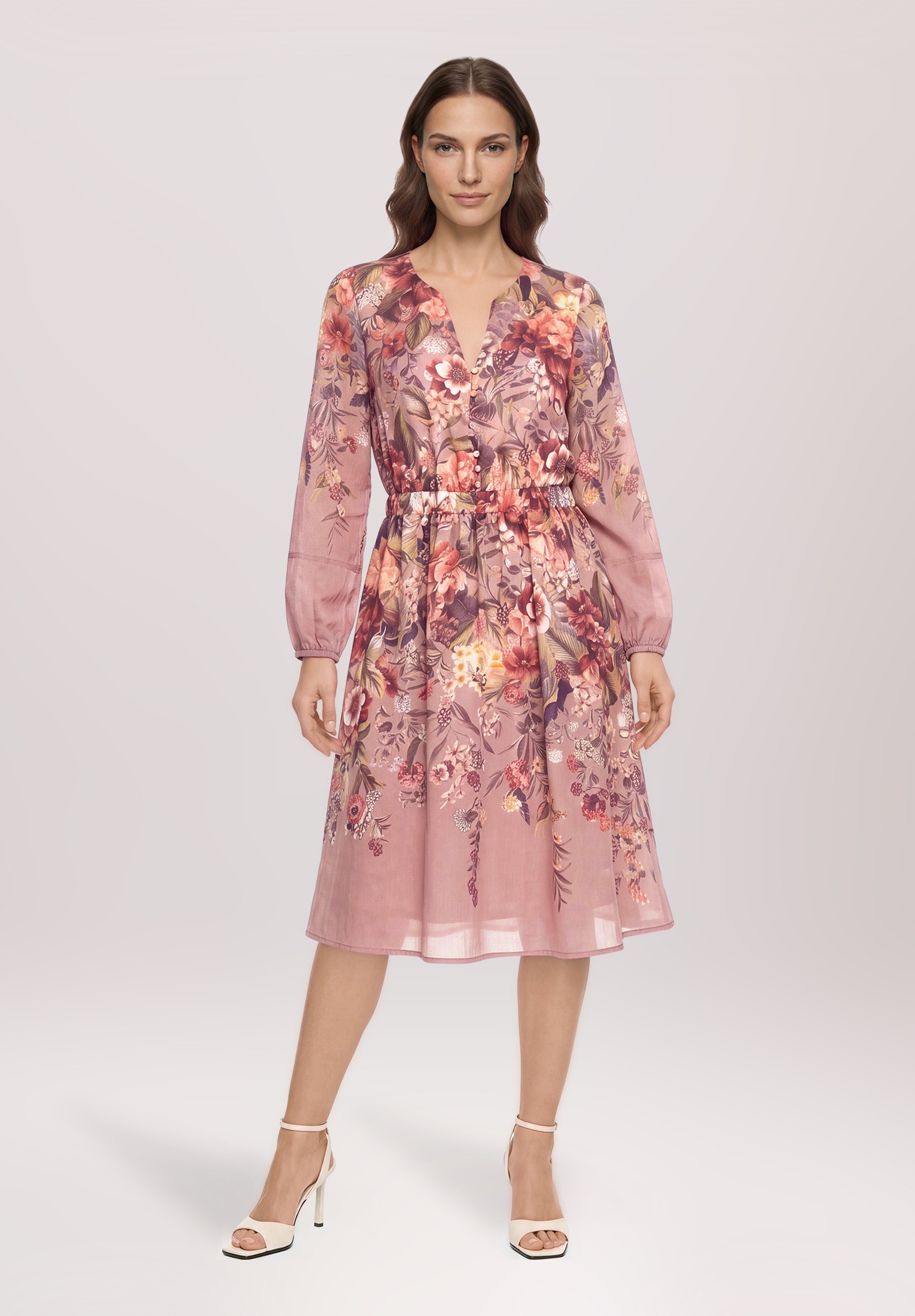 Vera Mont Midikleid »Damen mit Print« Nahttasche