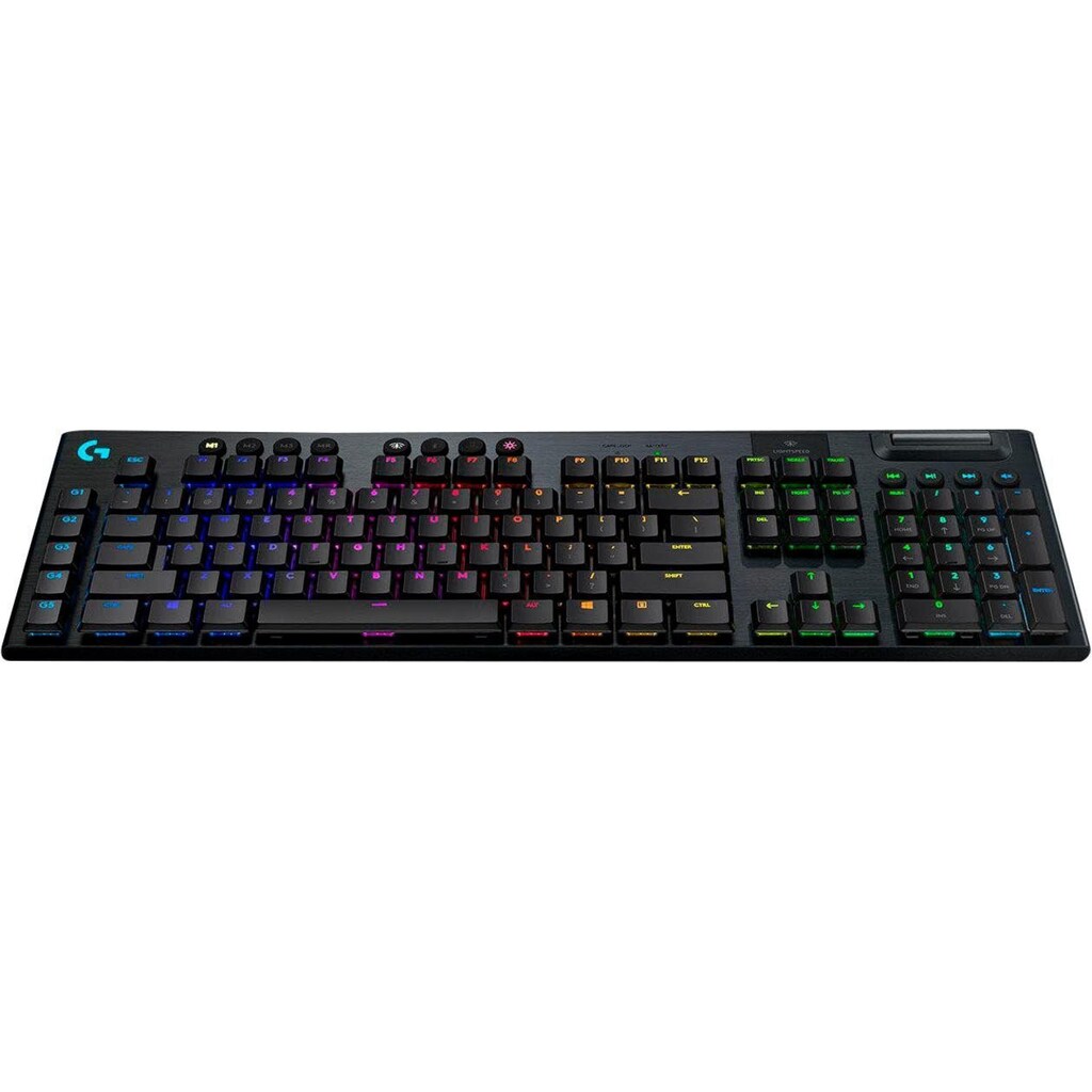 Logitech G Gaming-Tastatur »G915 LIGHTSPEED Wireless Clicky«, (programmierbare G-Tasten-Multimedia-Tasten)