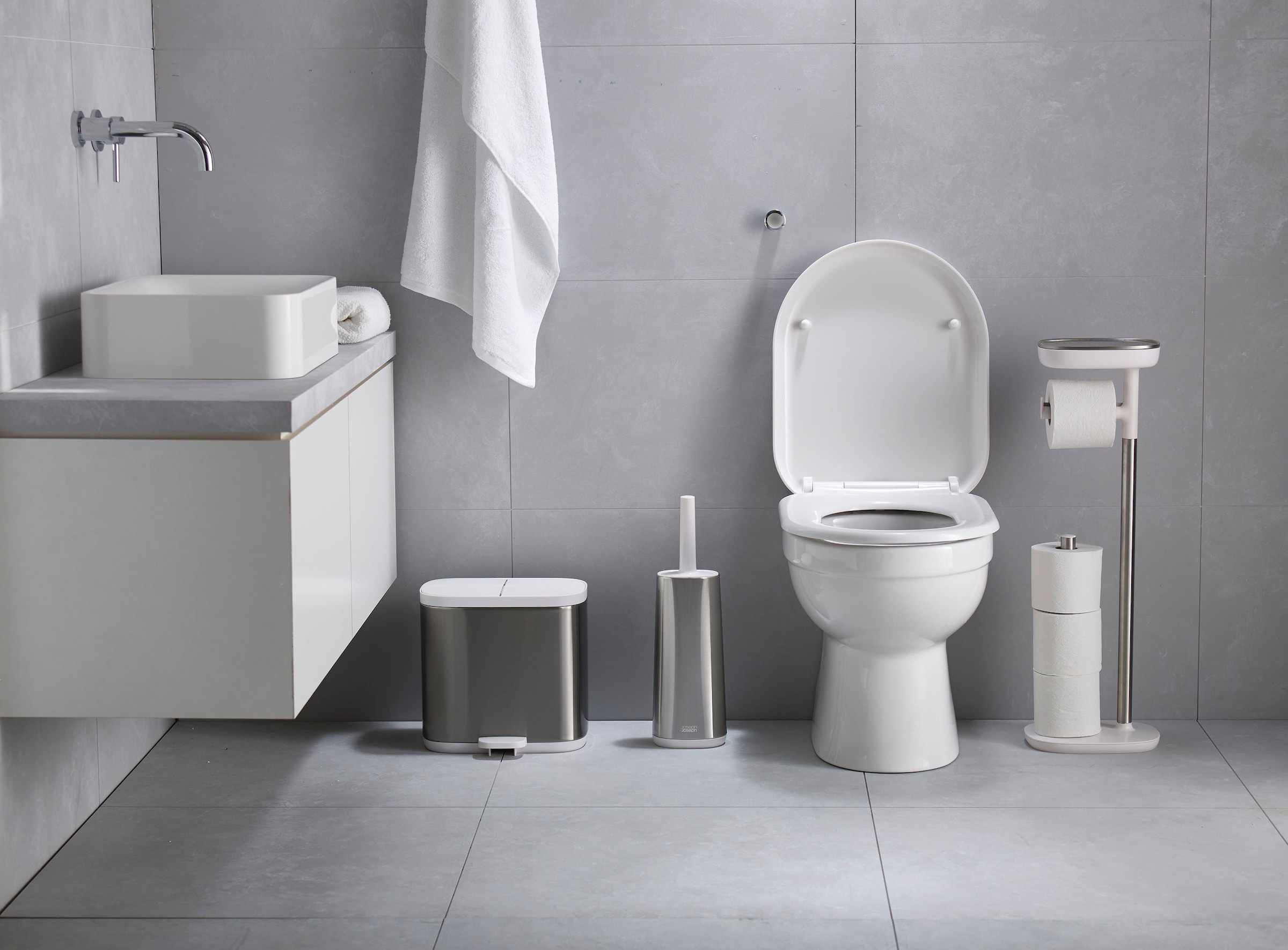 | Joseph kaufen »EasyStore™«, Höhe Flex cm integrierter Toilettenpapierhalter mit Joseph Toilettenbürste, 74 BAUR