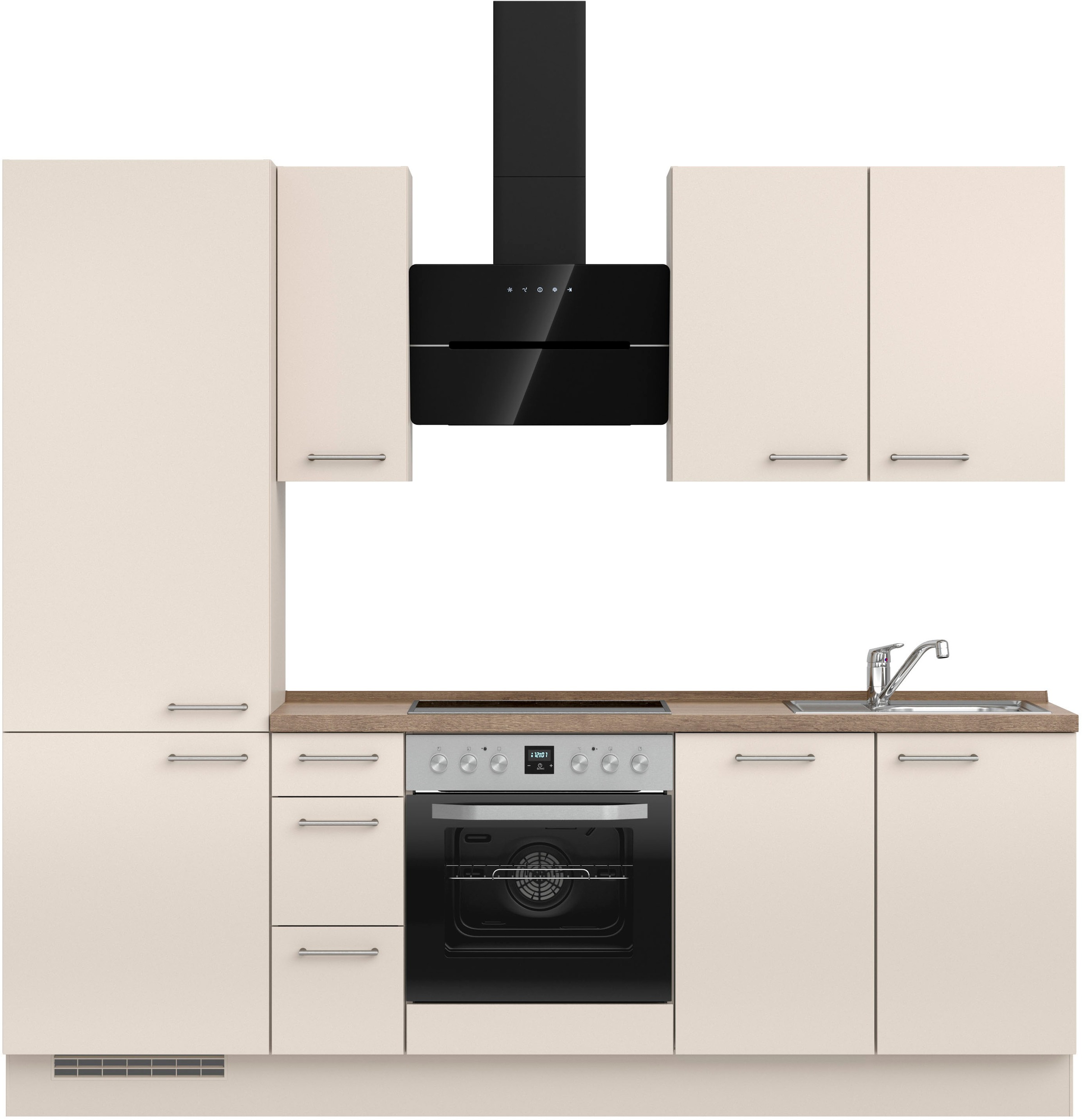 nobilia Küchenzeile ""Laser II", Ausrichtung wählbar, Breite 240 cm" vormon günstig online kaufen