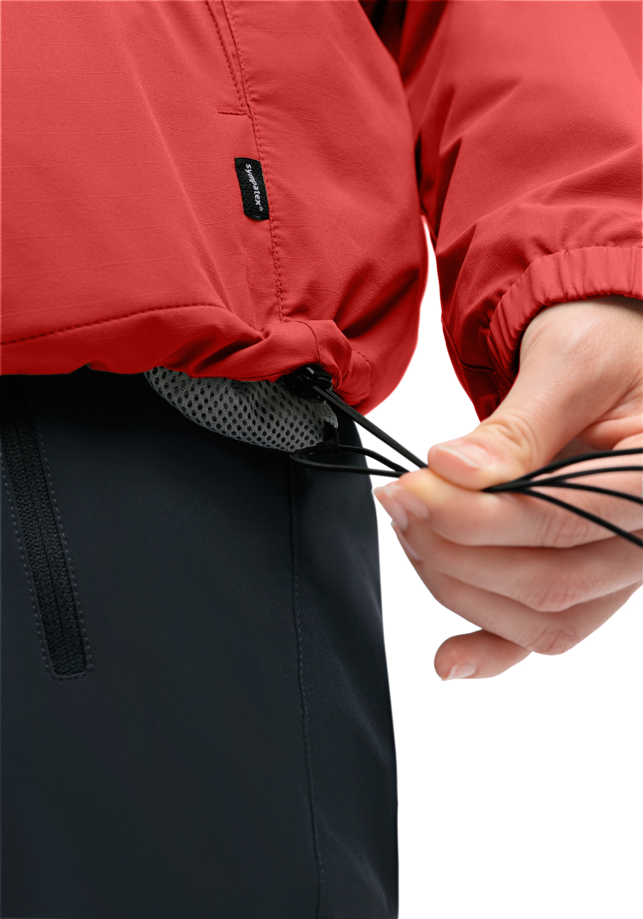 Maier Sports Outdoorjacke »OkokO«, Unisex Windbreaker, Schlupfjacke wasserdicht, verstellbare Kapuze
