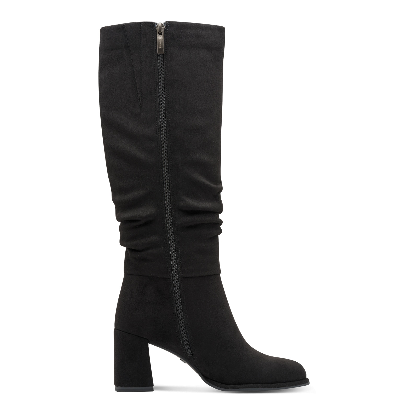 Tamaris Stiefel  , Blockabsatz, Langschaftstiefel in veganer Verarbeitung