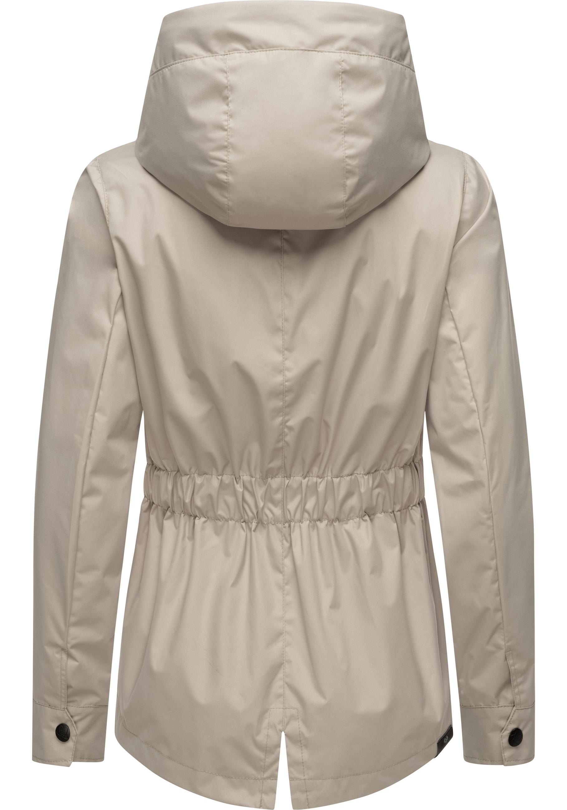 Ragwear Outdoorjacke »Monade Übergang«, mit Kapuze, stylische Übergangsjacke mit großer Kapuze