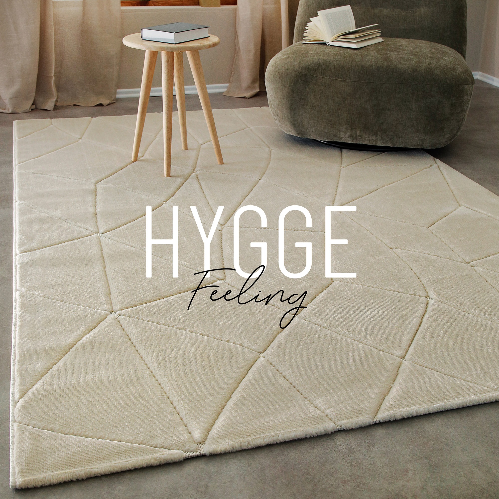 Thumbnail - Wecon home Teppich "Unplugged, auch in quadratischer Form" rechteckig 10 mm Höhe Kurzflor, Hoch Tief Struktur, gewebt, W...