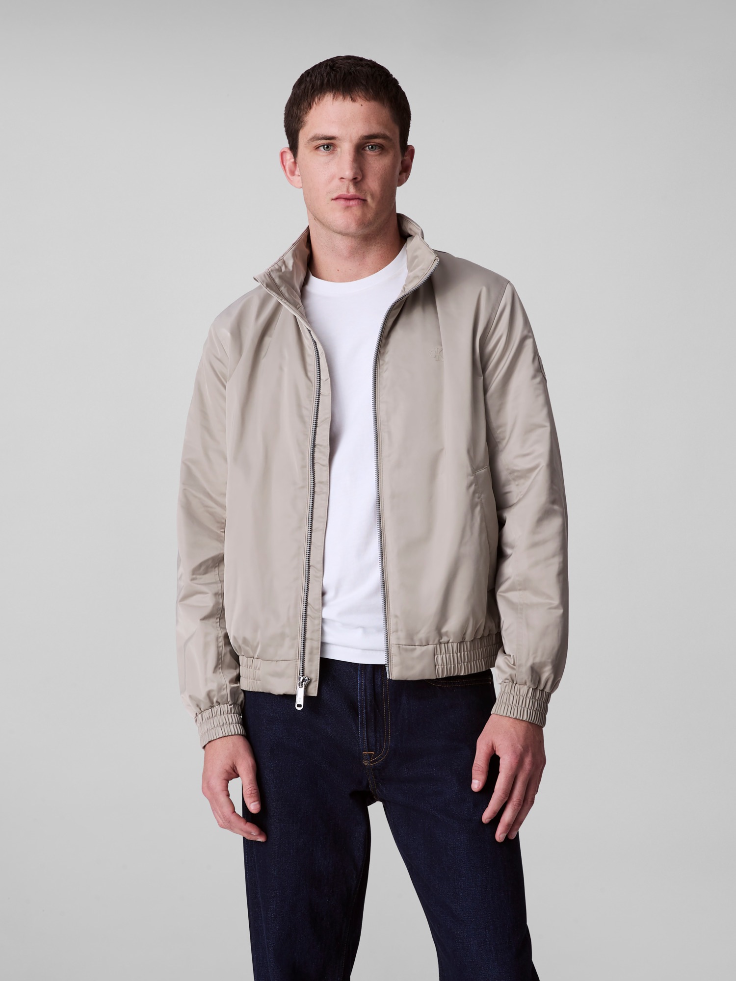 Calvin Klein Jeans Bomberjacke "LS PADDED HARRINGTON JACKET" ohne Kapuze Mi günstig online kaufen