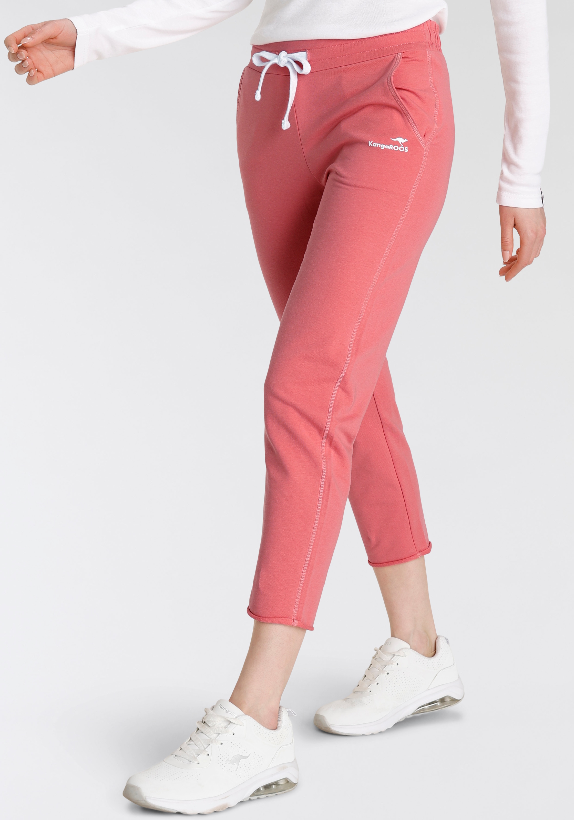 KangaROOS Jogginghose, in 7/8-Länge mit Logo-Druck