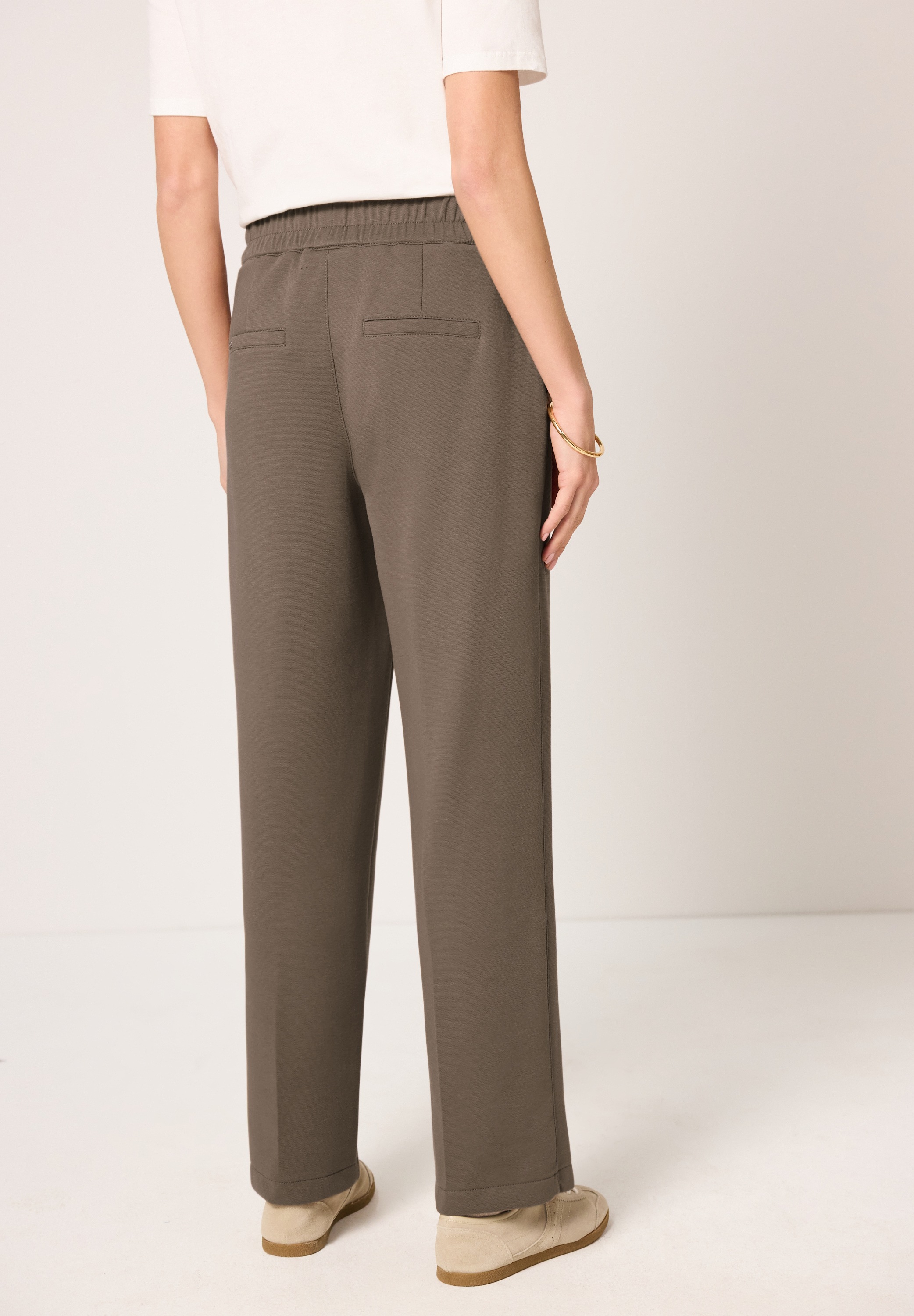 STREET ONE Stoffhose  mit Elastikbund