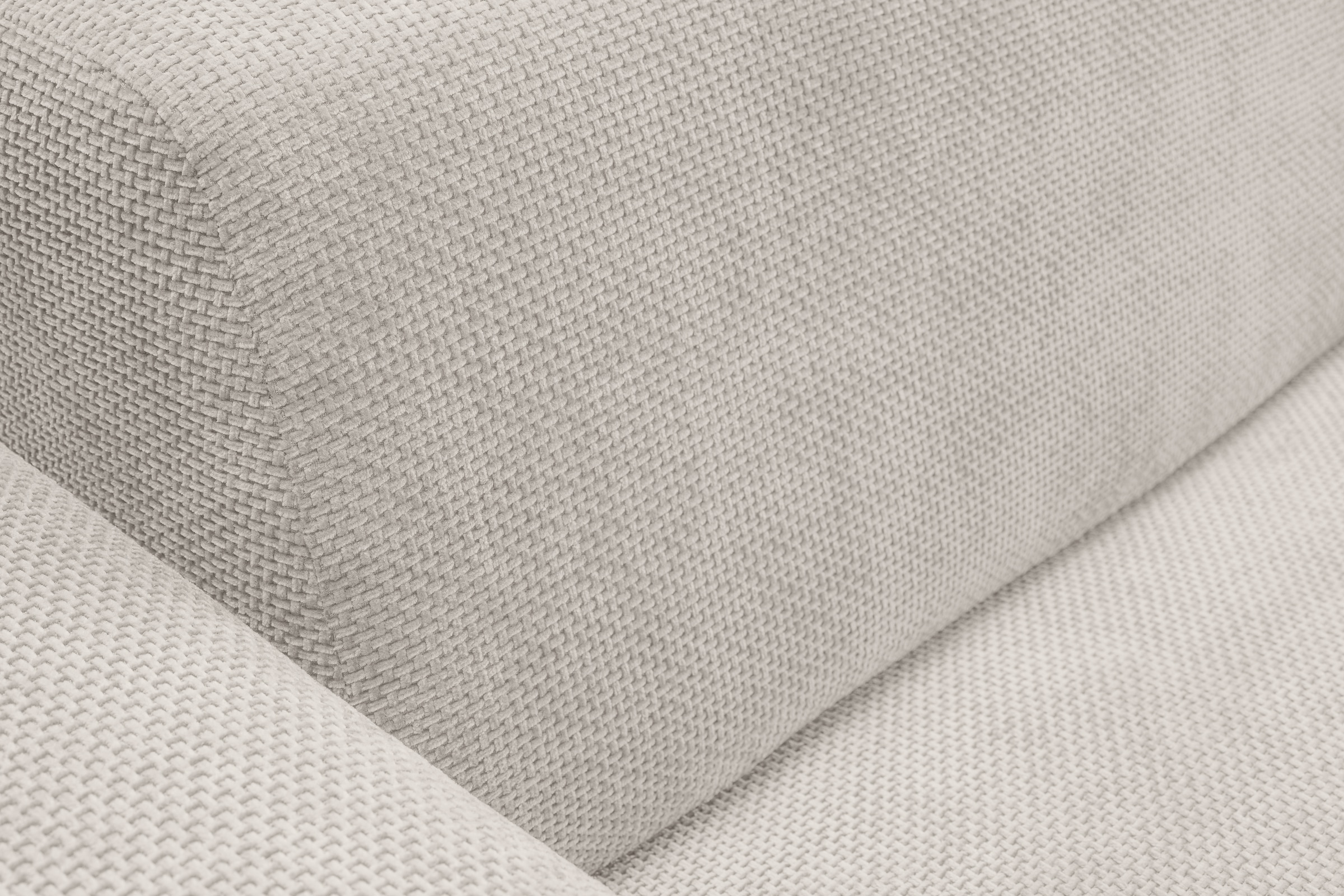 WERK2 Ecksofa »Zeus-L modern und zeitlos, Breite 253cm, bequemes Sofa«, Curvy Trend Ecksofa mit urbaner Optik